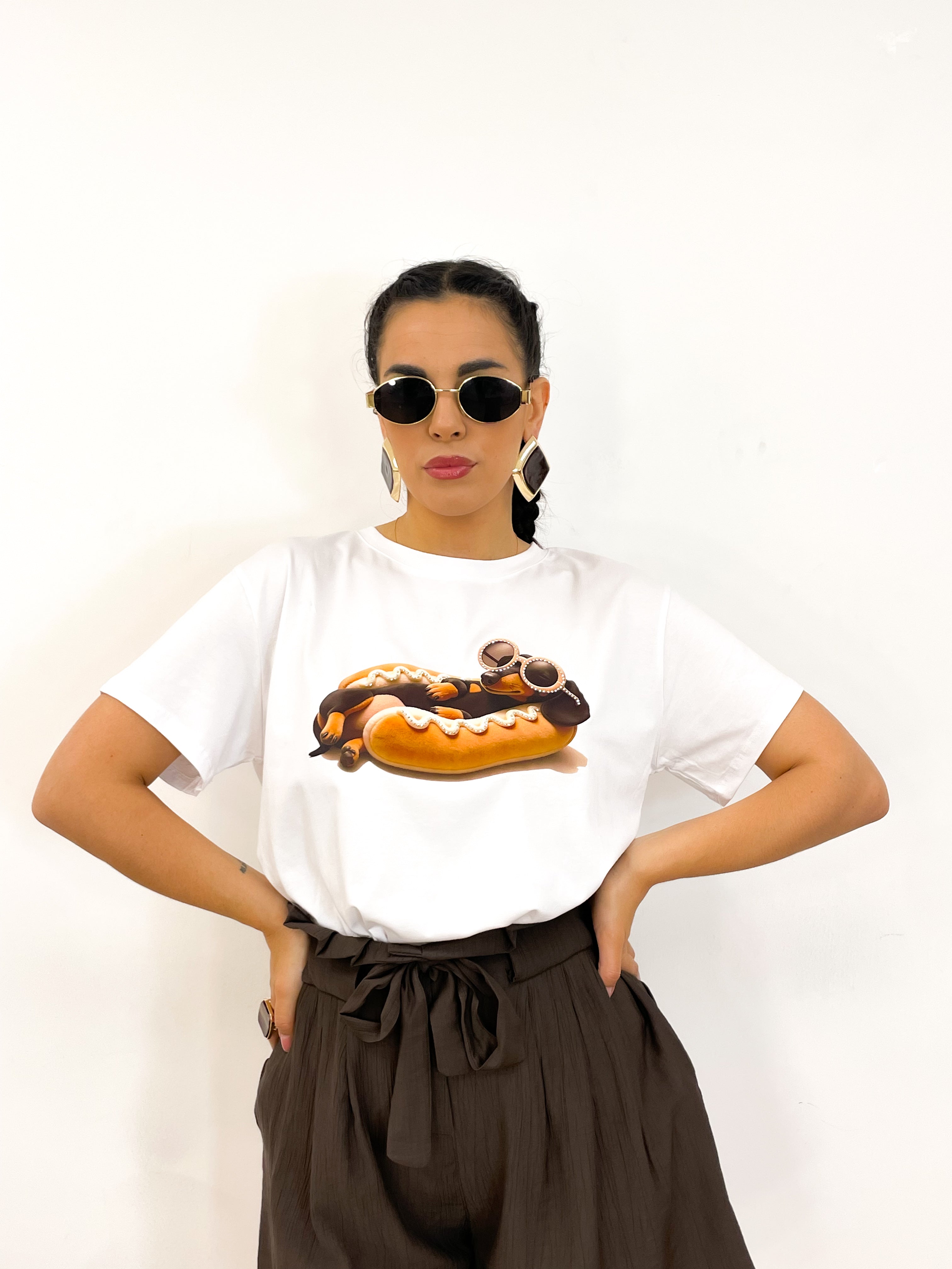 T-shirt HOT DOG BASSOTTO