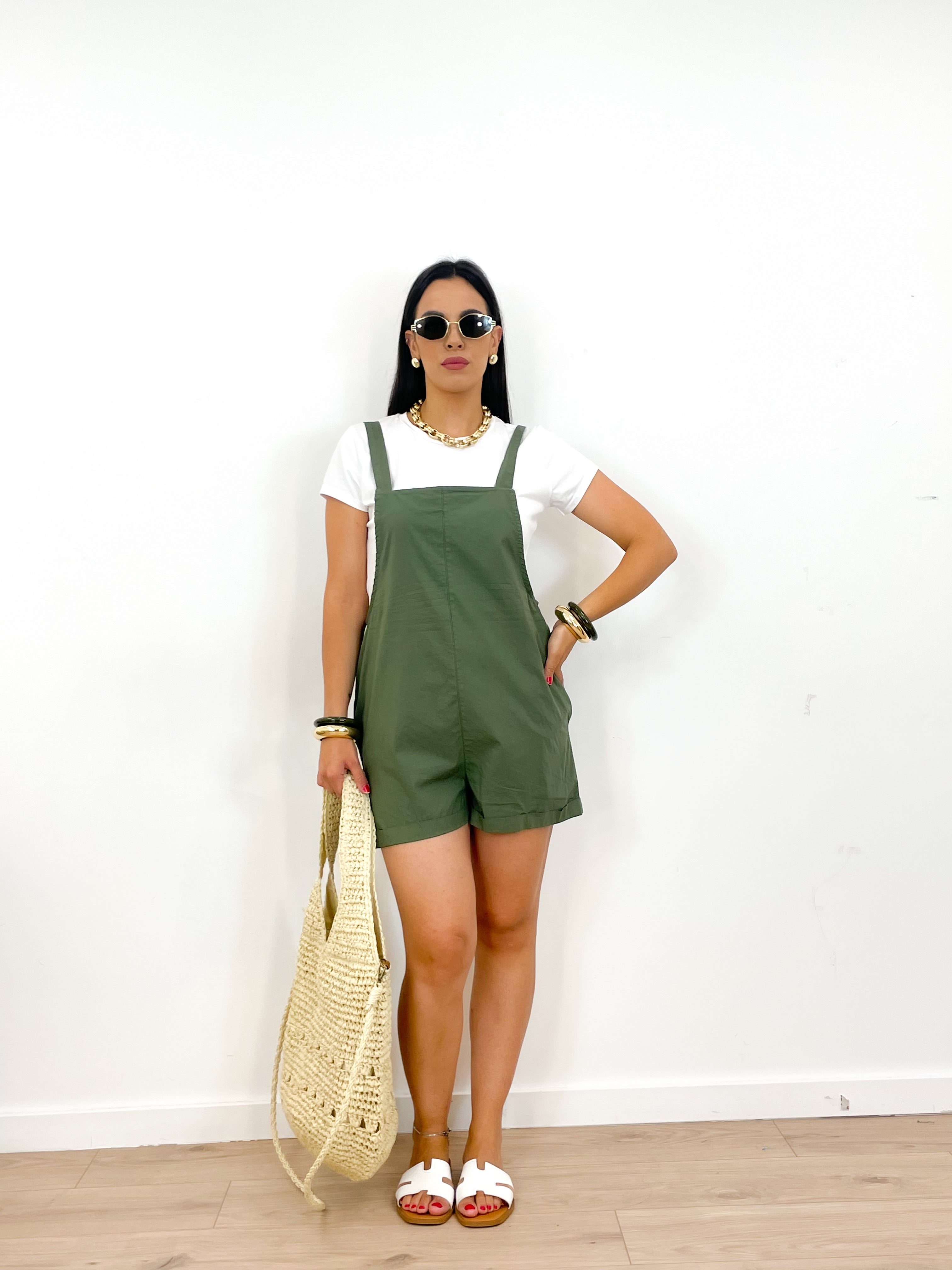 Salopette 24H verde militare