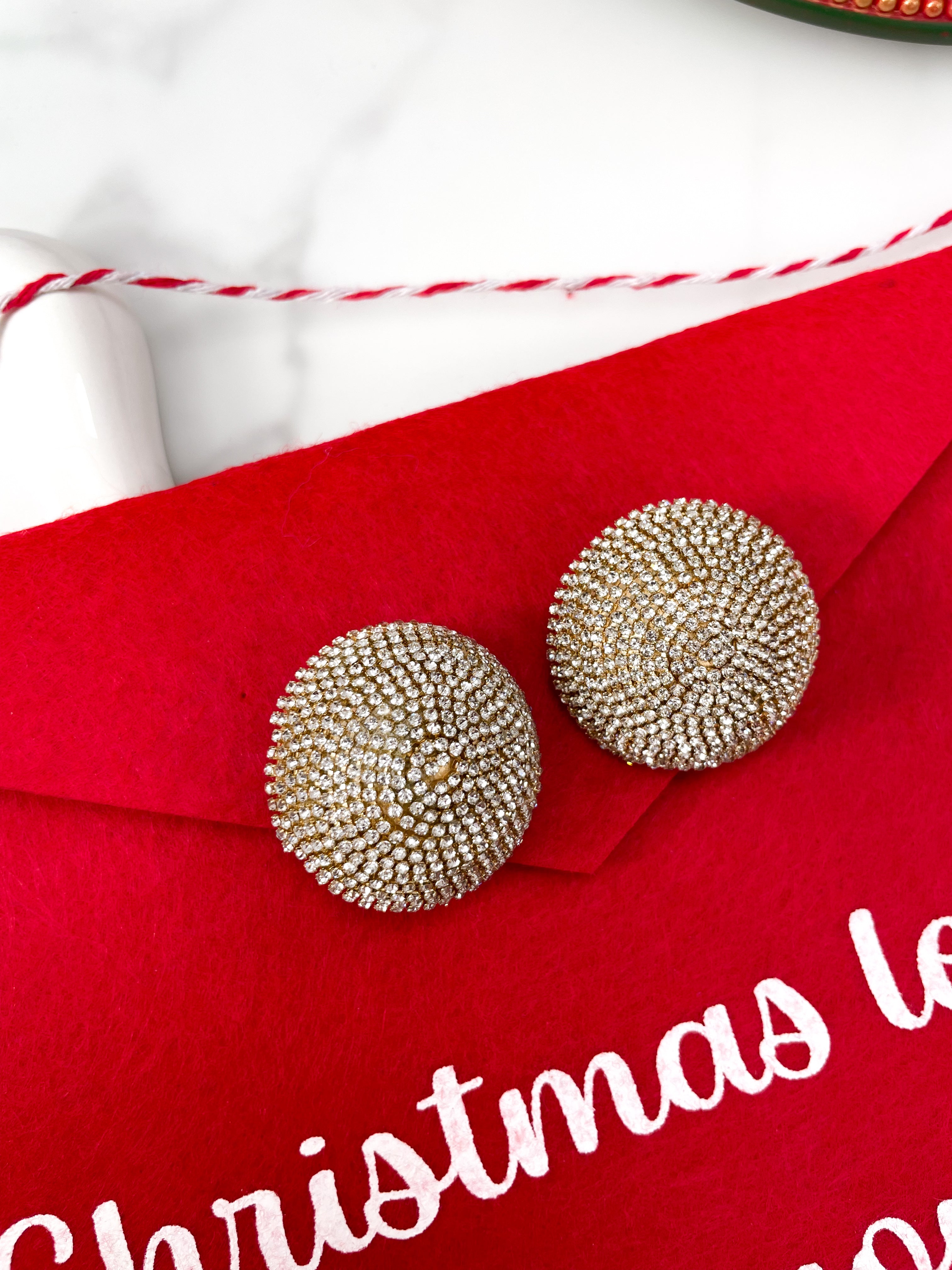 Orecchini Bottone Oro