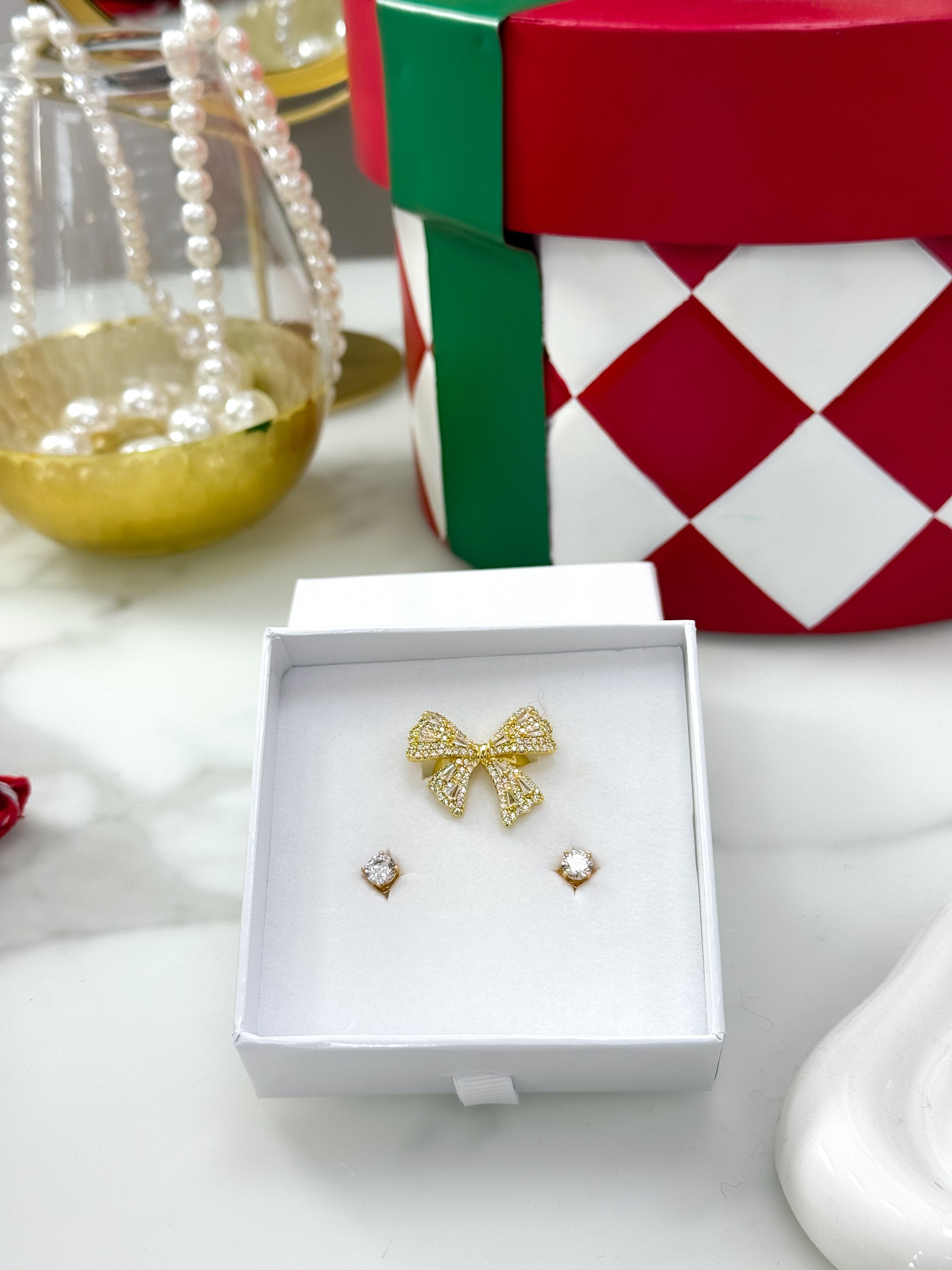 Set anello flake oro