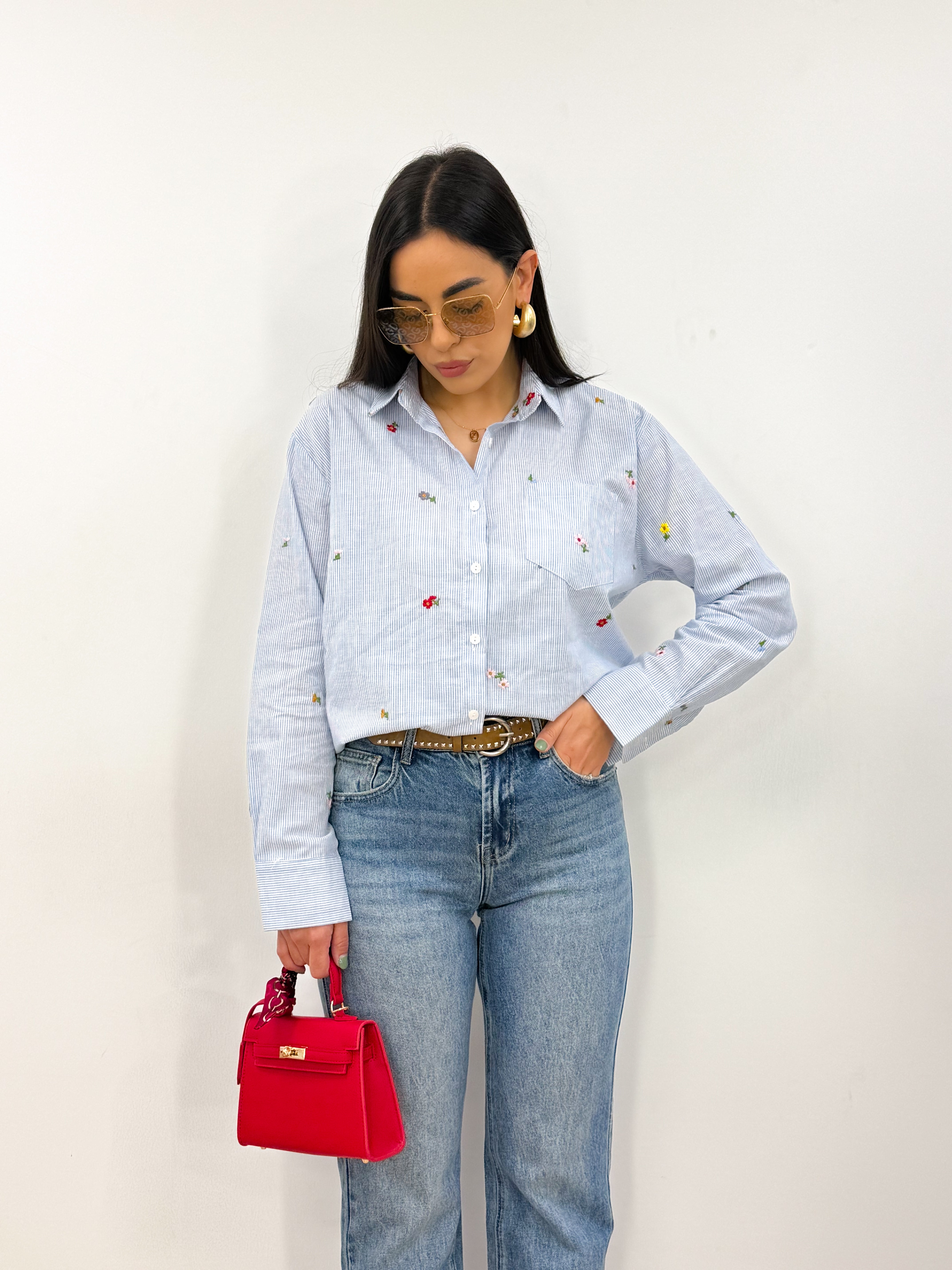 Camicia SPRING MOOD azzurro