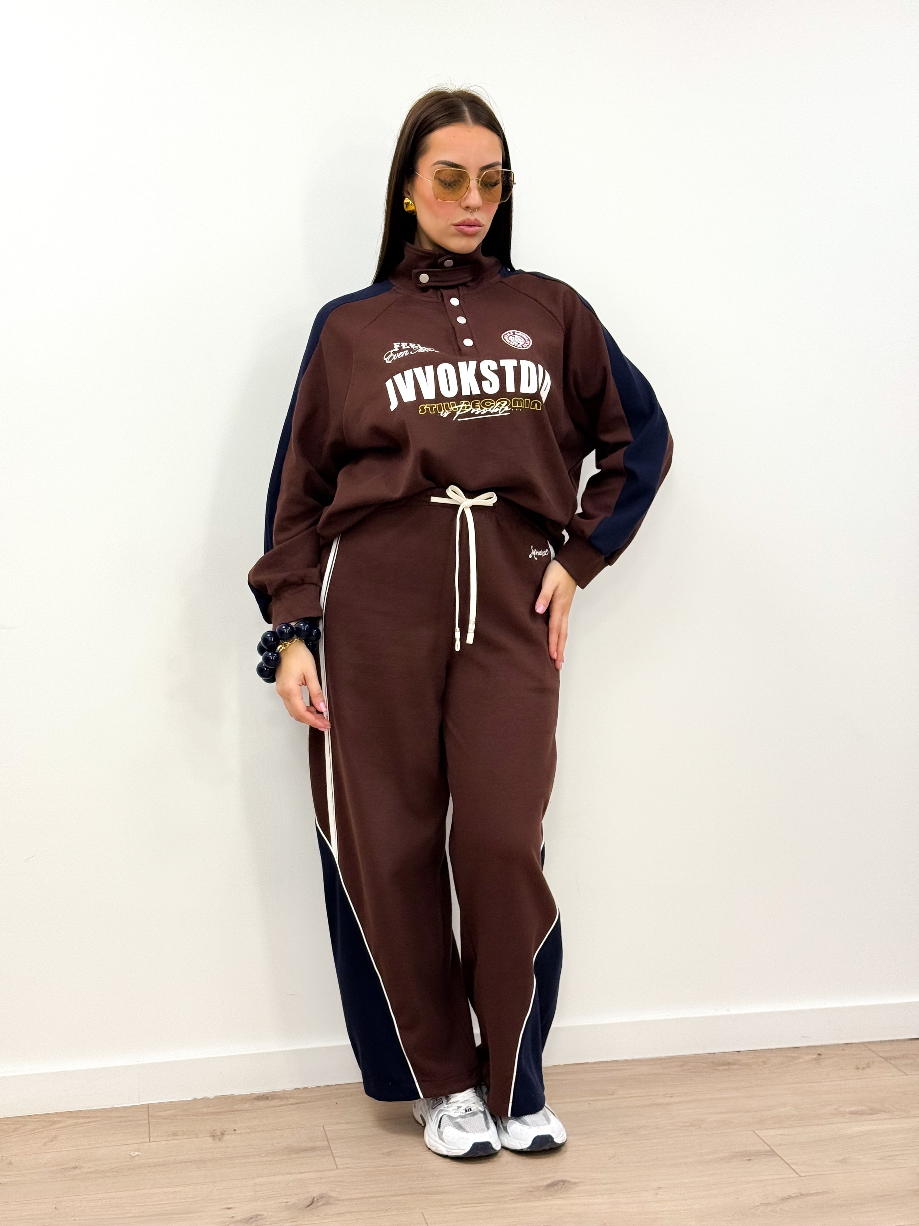 Pantalone College Marrone