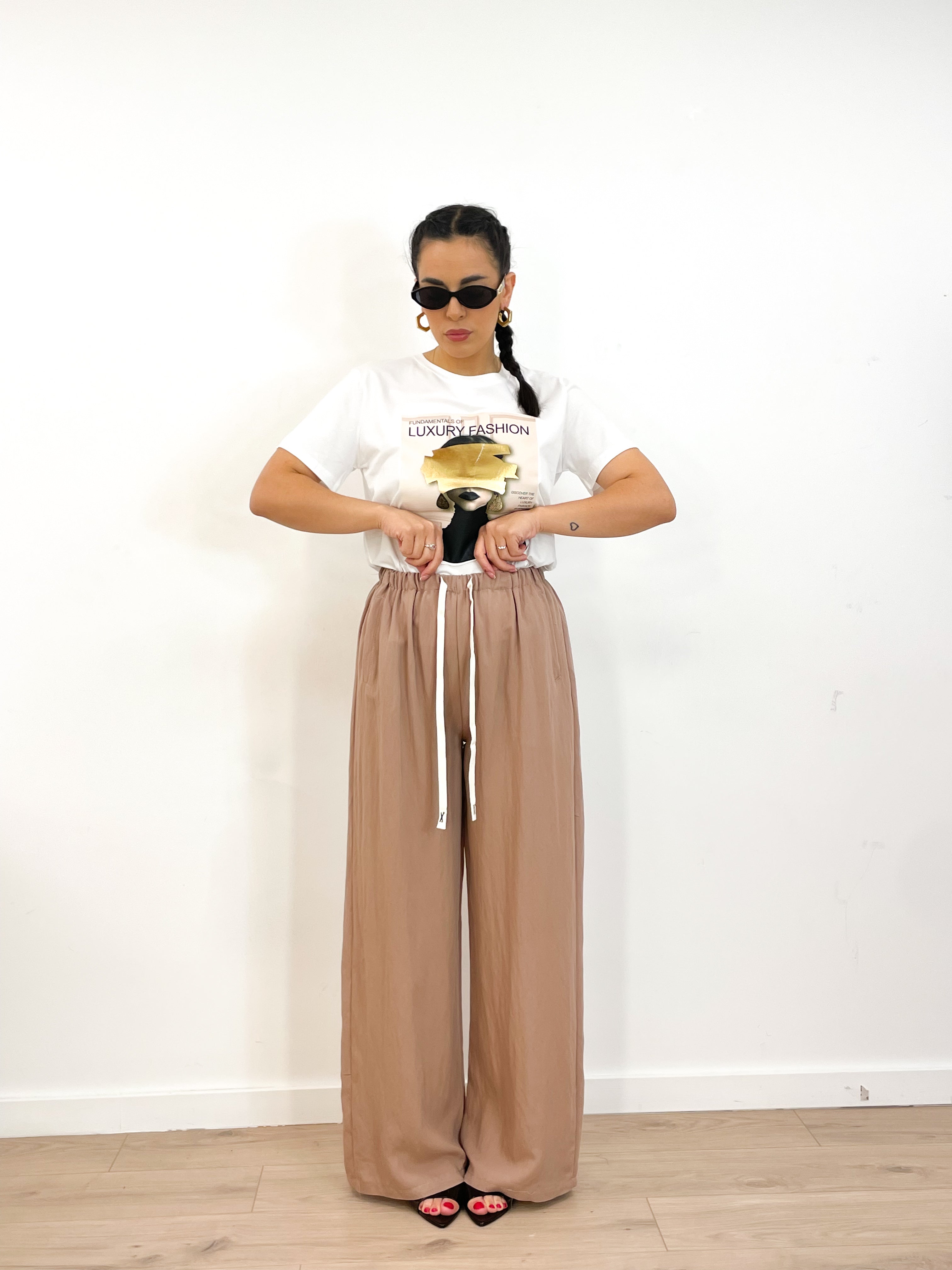 Pantalone HILDA tortora
