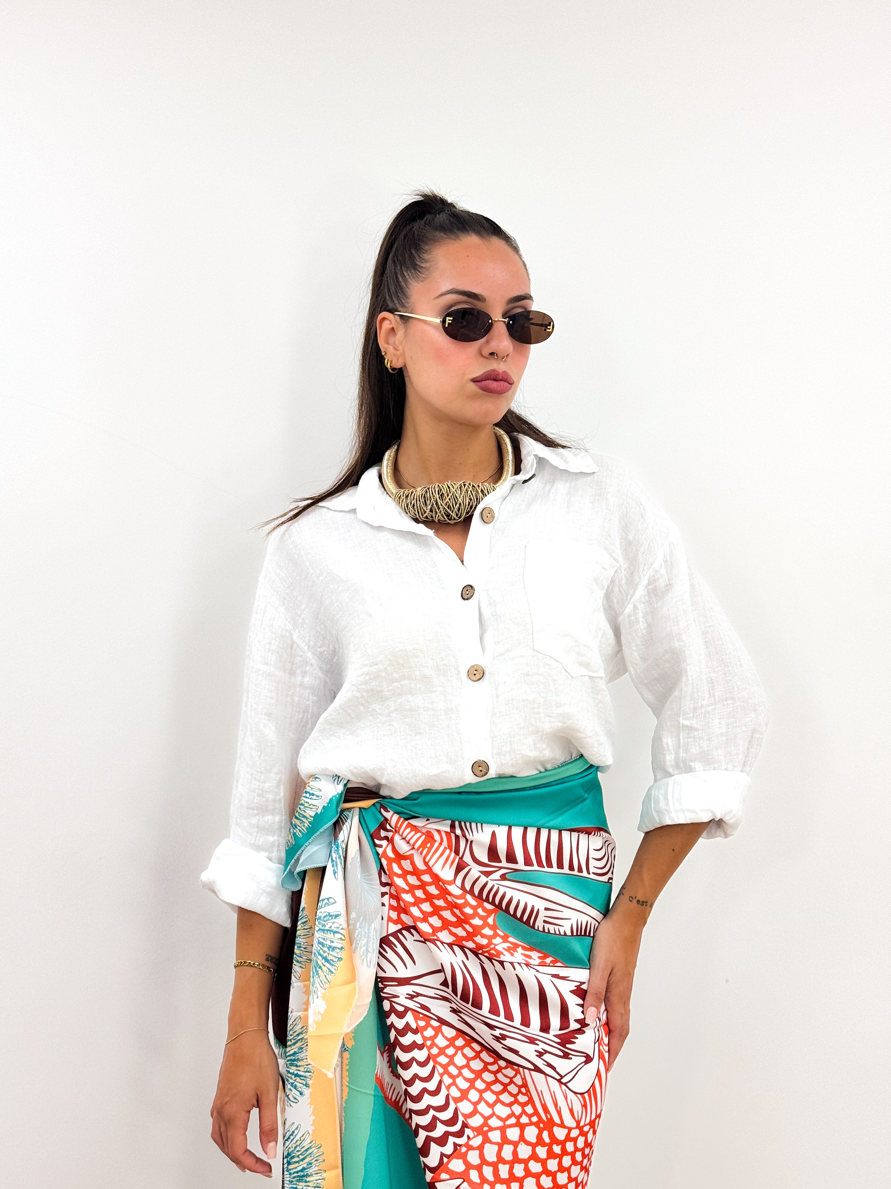 Camicia Lino BIANCA