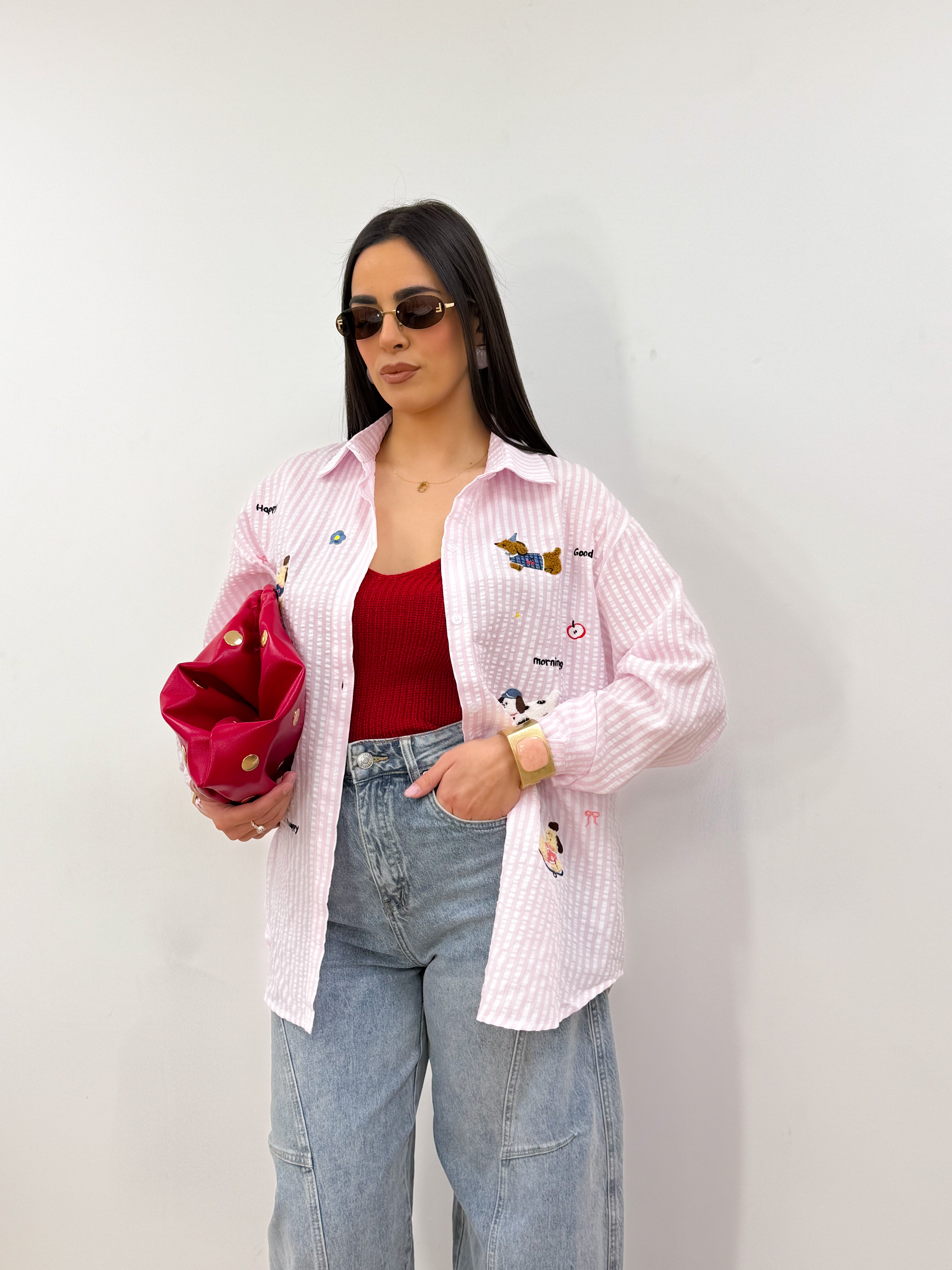 Top filo rosso