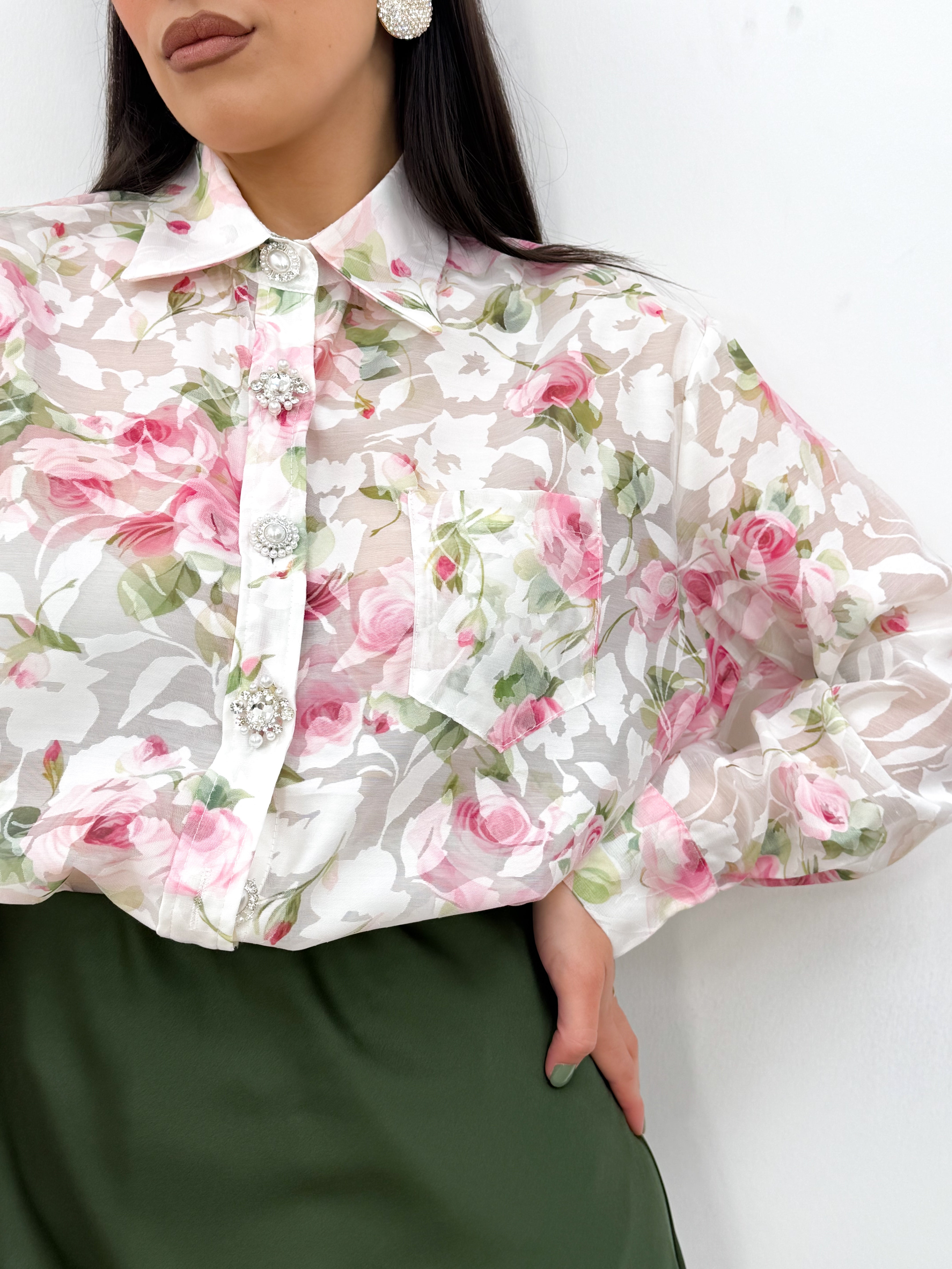 Camicia PETAL SKY