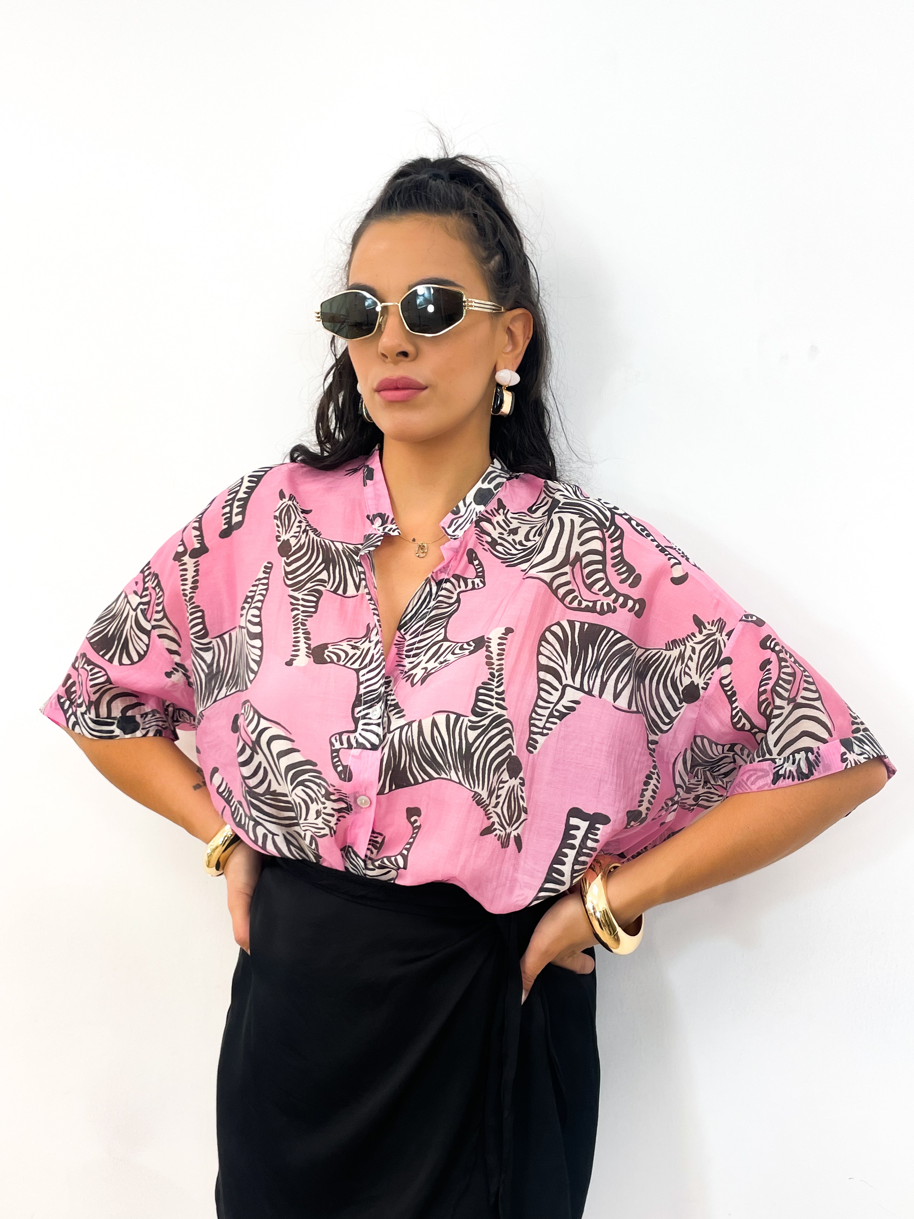 Camicia ZEBRA POP rosa