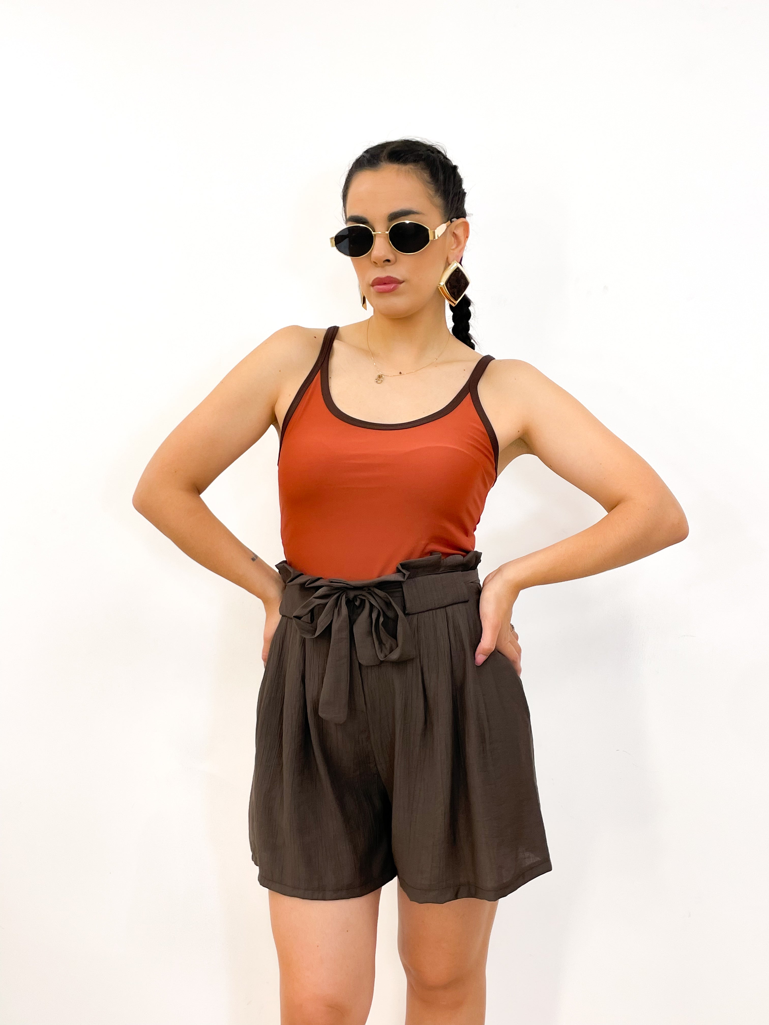 Pantaloncino MUSA marrone