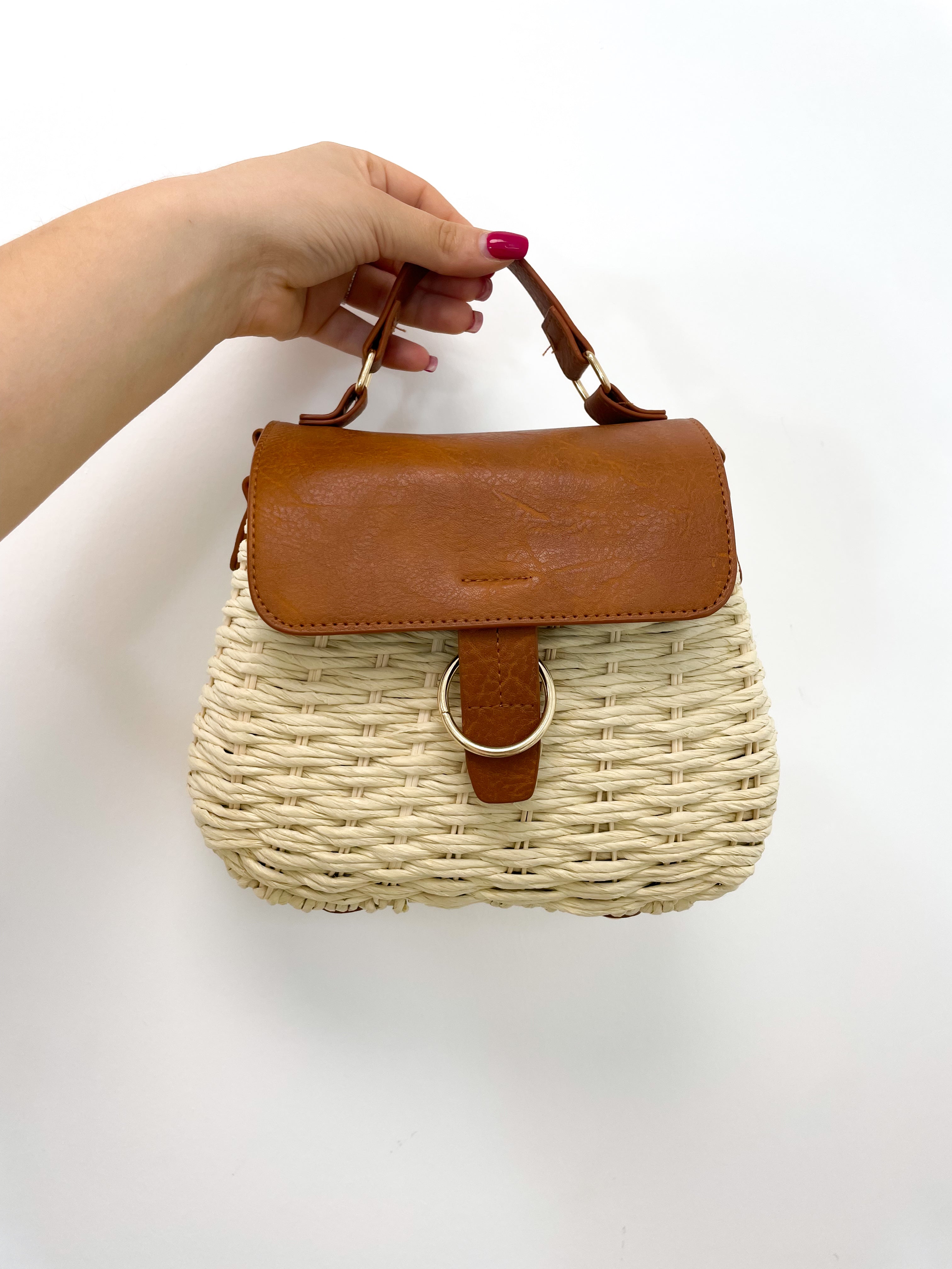 Borsa rafia panna