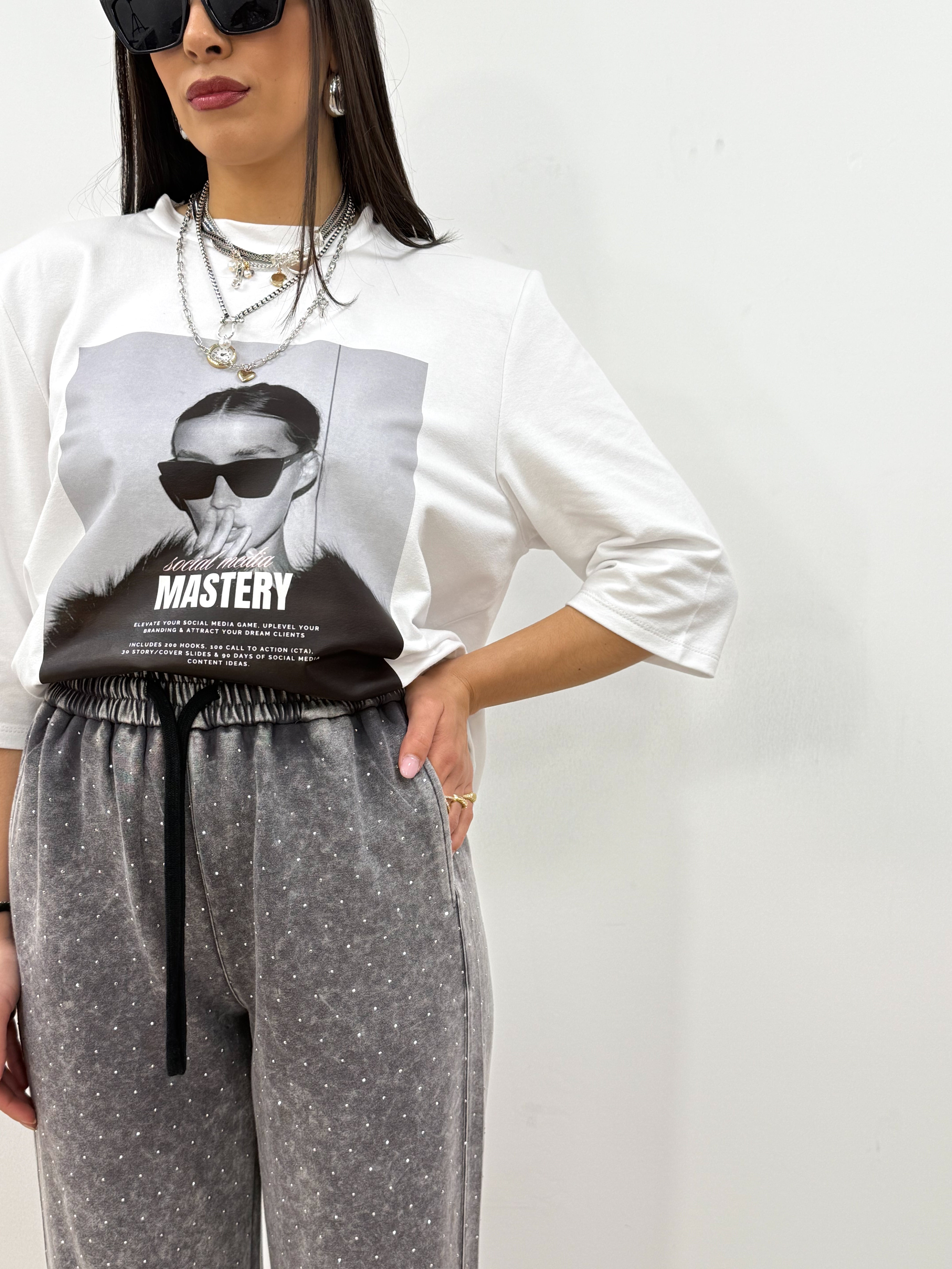 Maxi T-Shirt Mistery Bianca