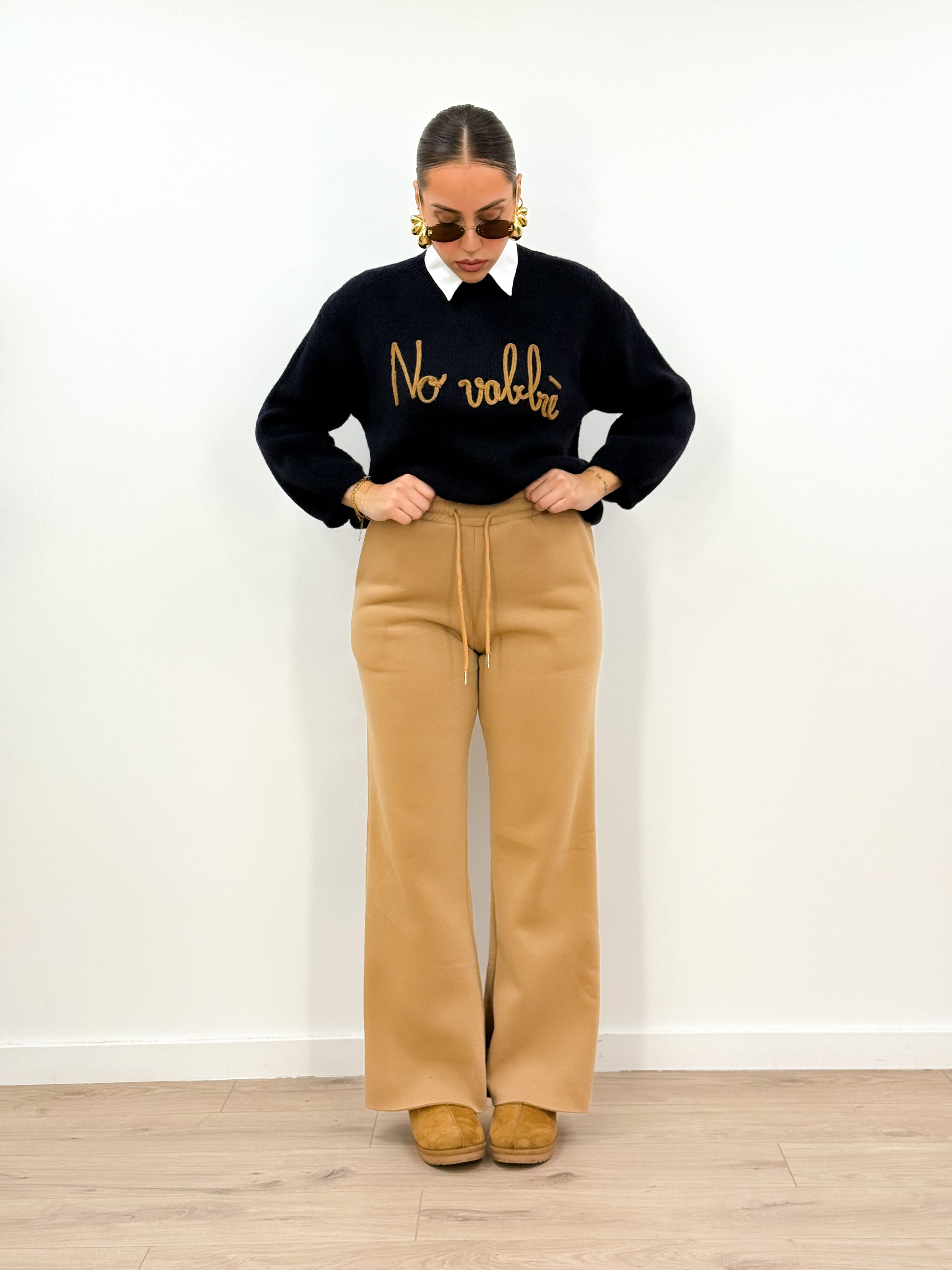 Pantalone Comfort Cammello