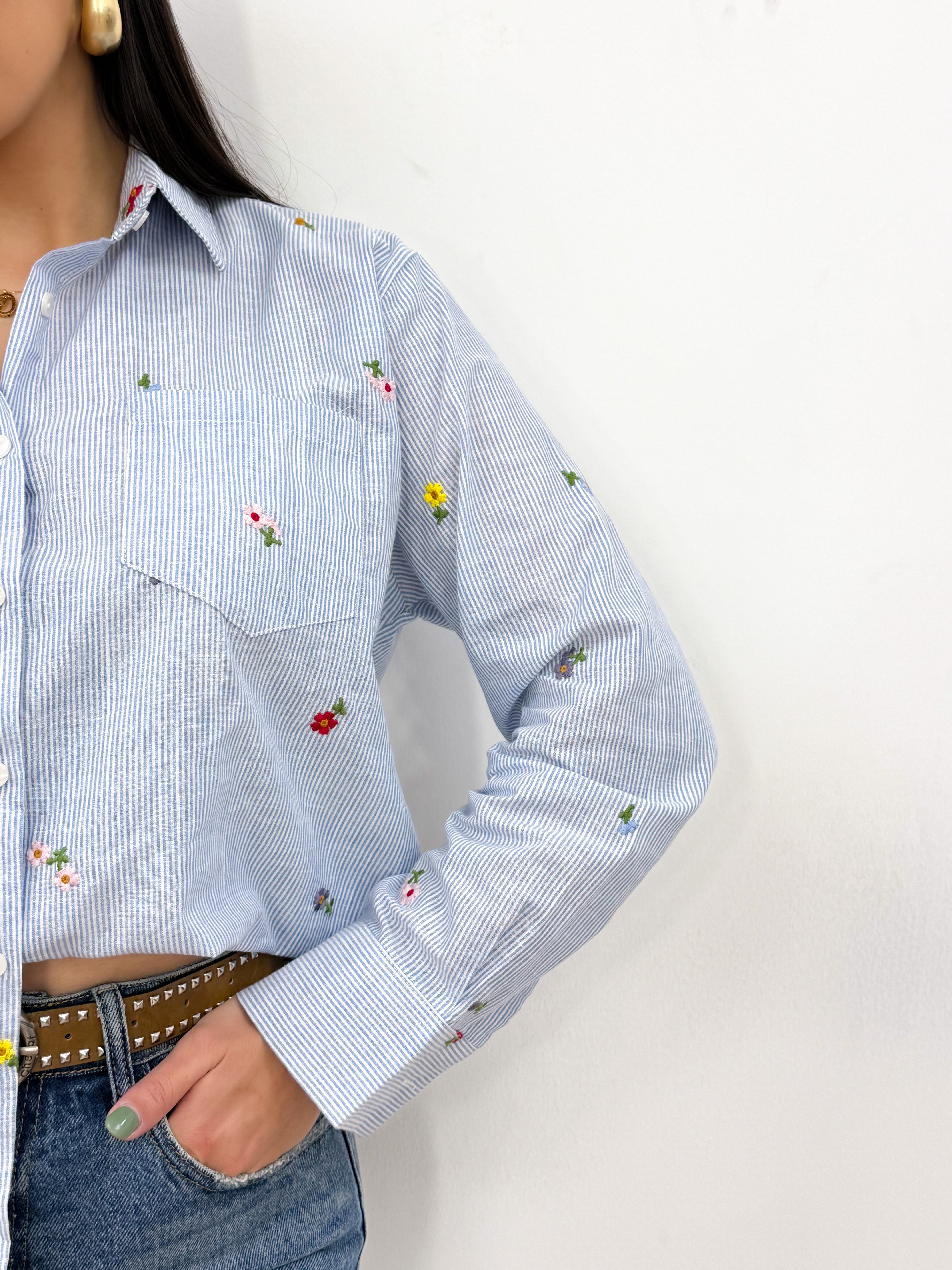 Camicia SPRING MOOD azzurro
