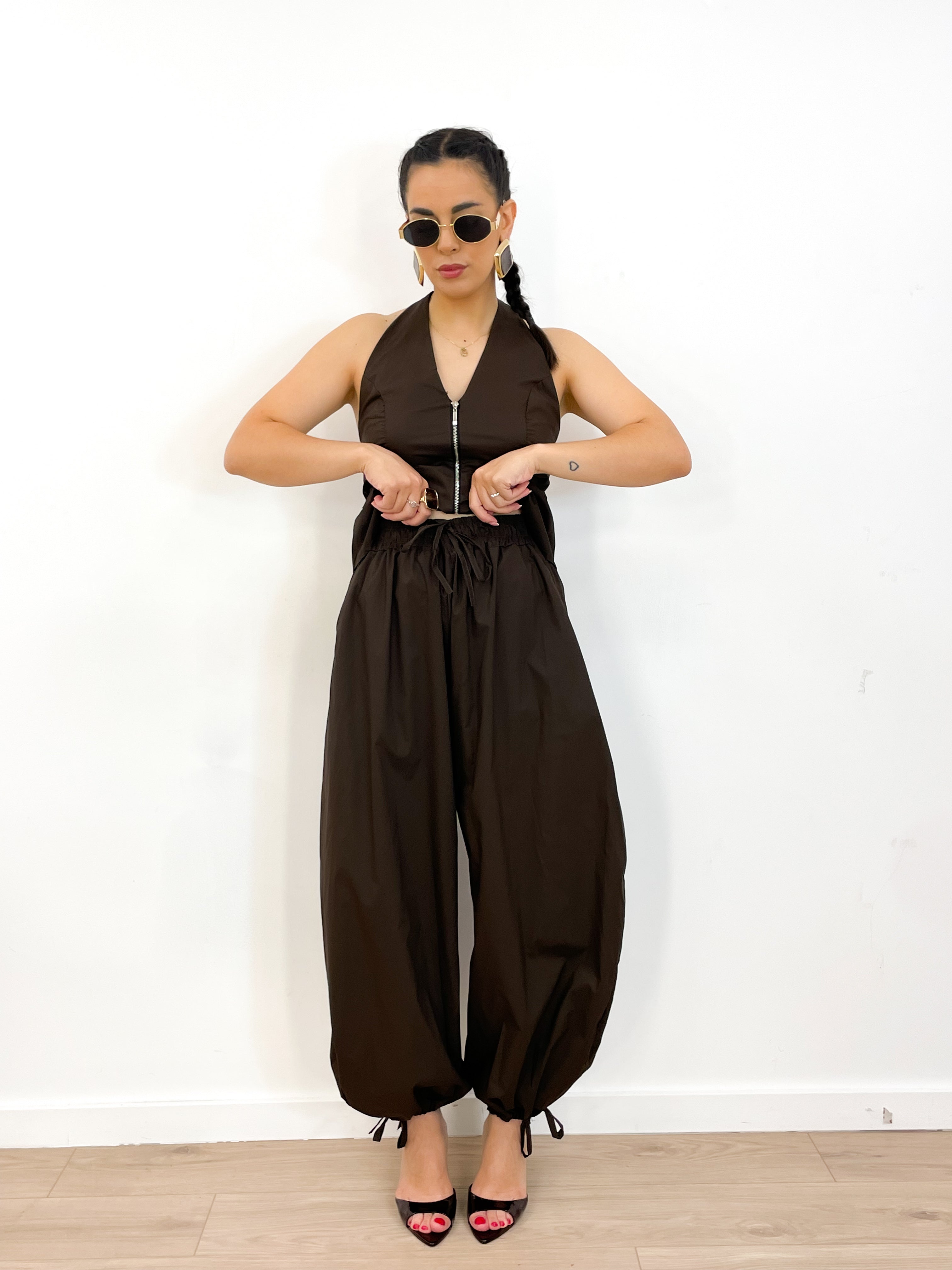 Coordinato JEANNE marrone