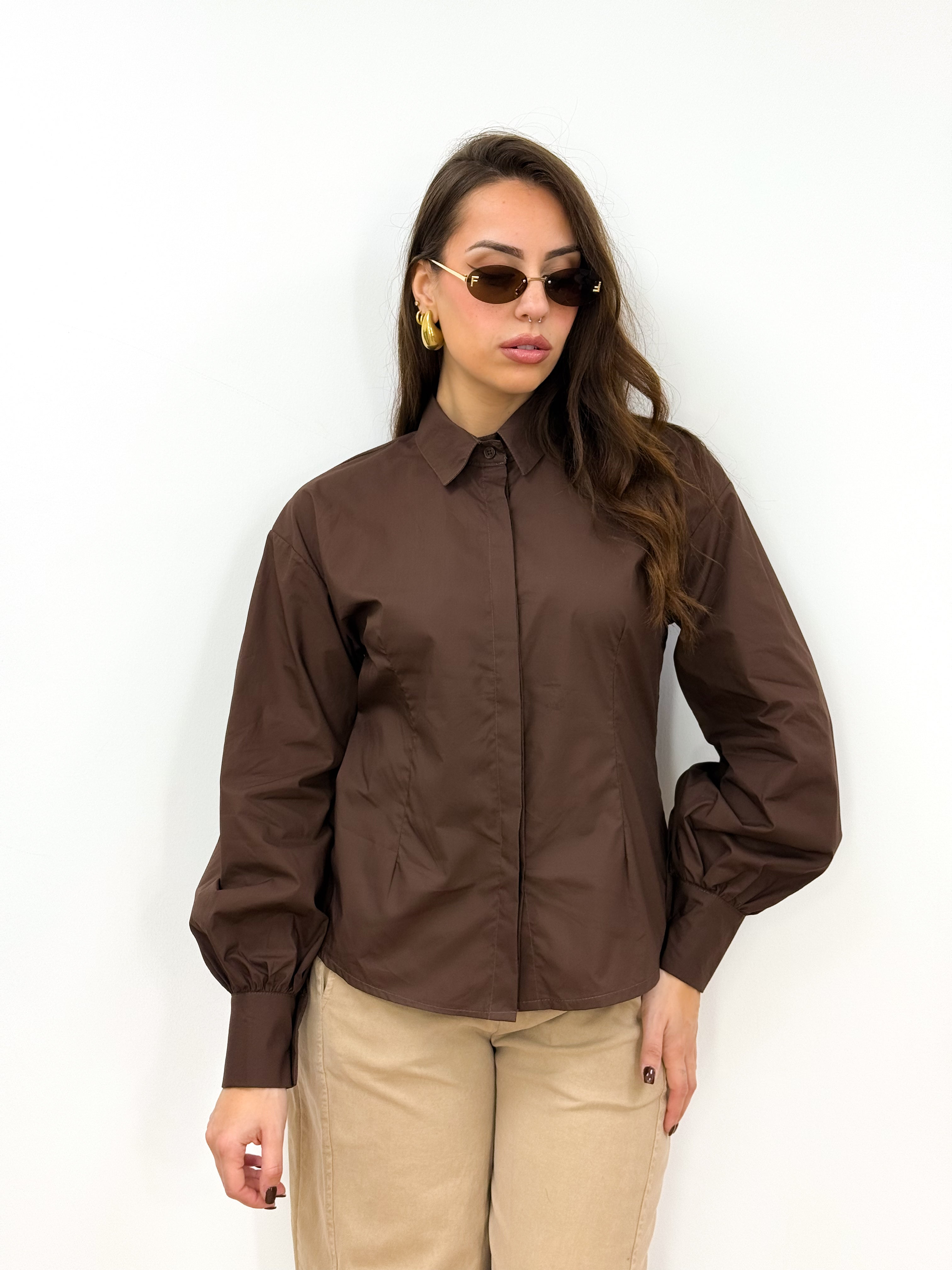 Camicia Classic Marrone