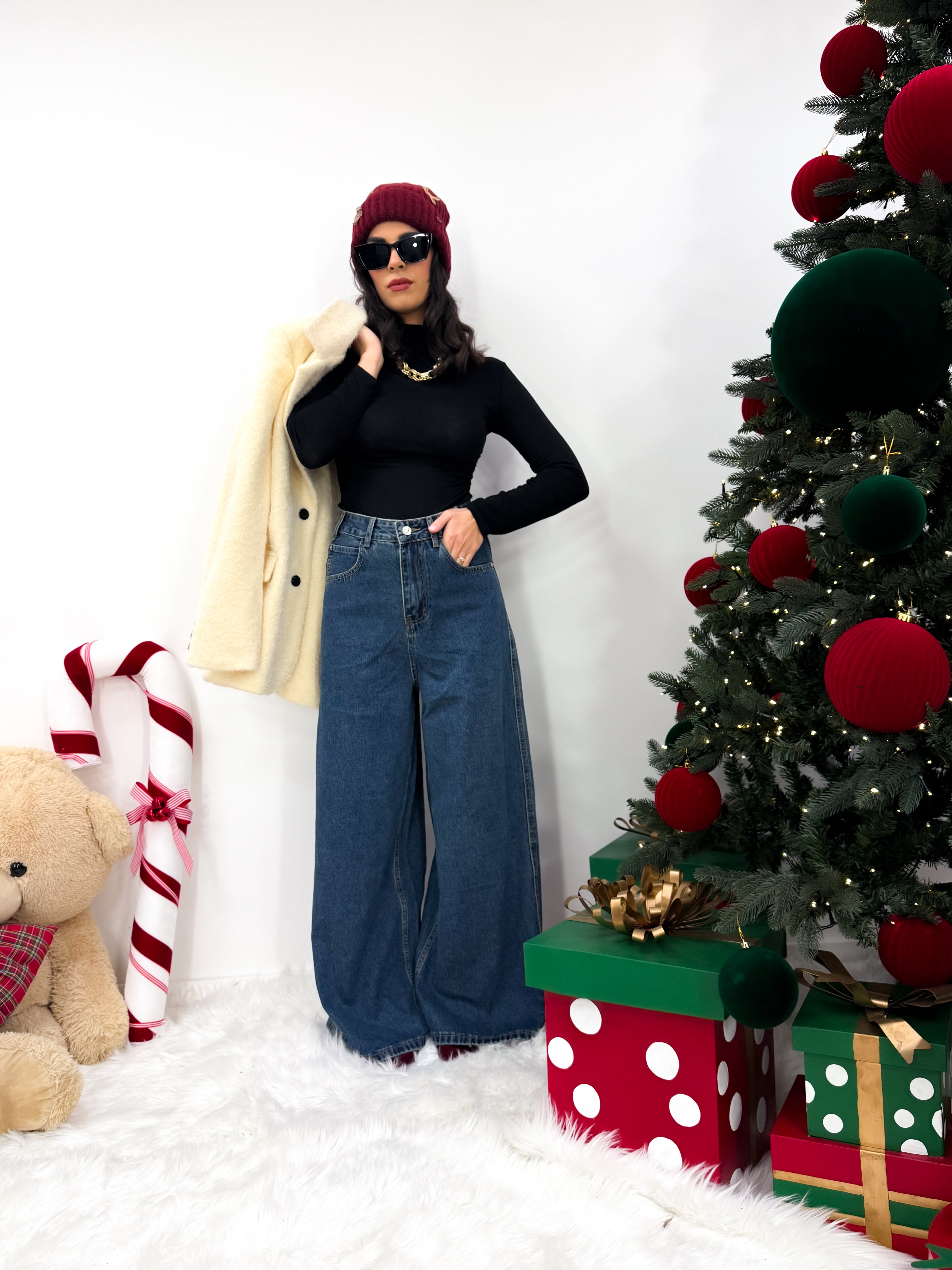 Jeans 22112 tasche di pelle