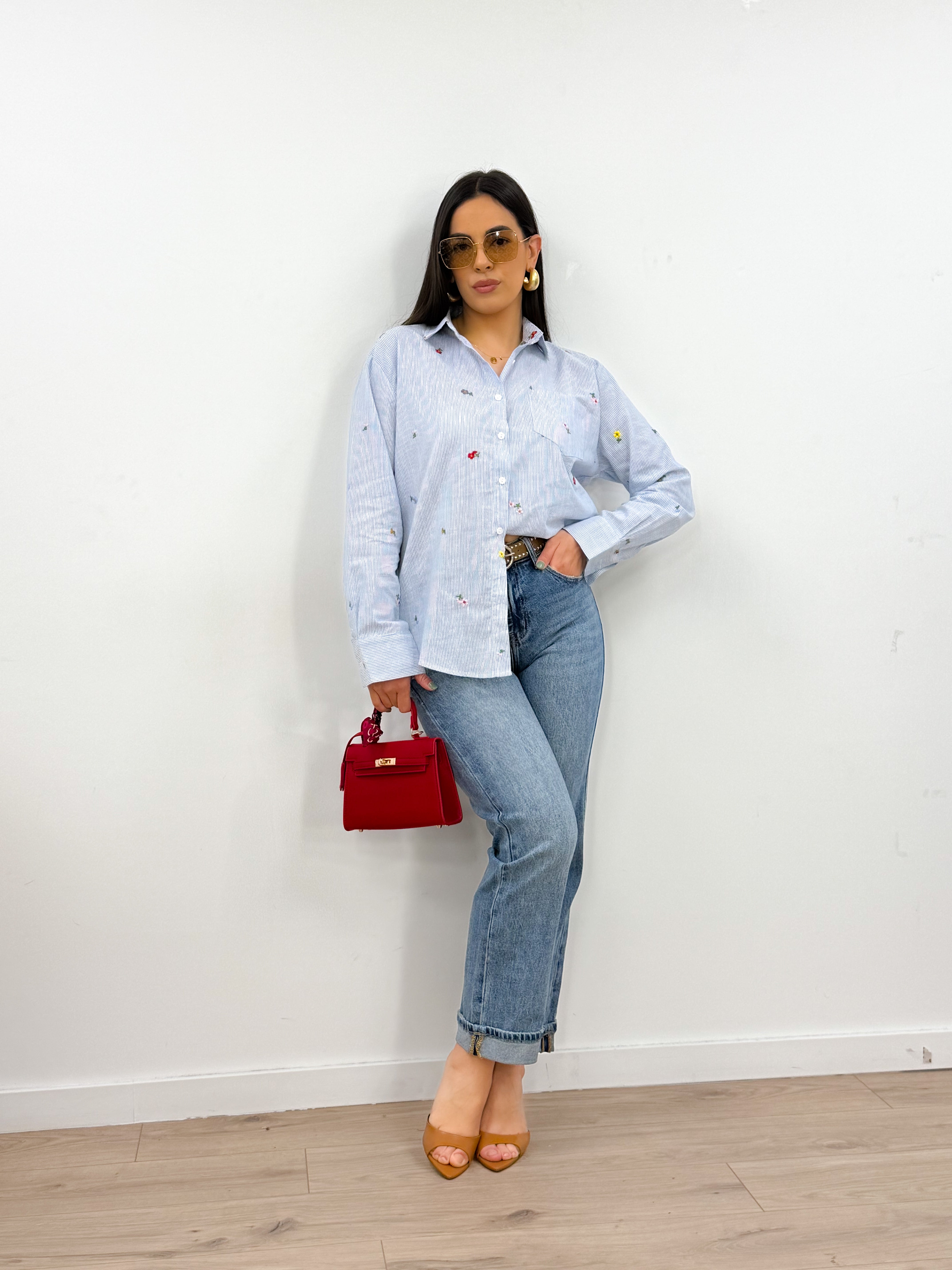 Camicia SPRING MOOD azzurro