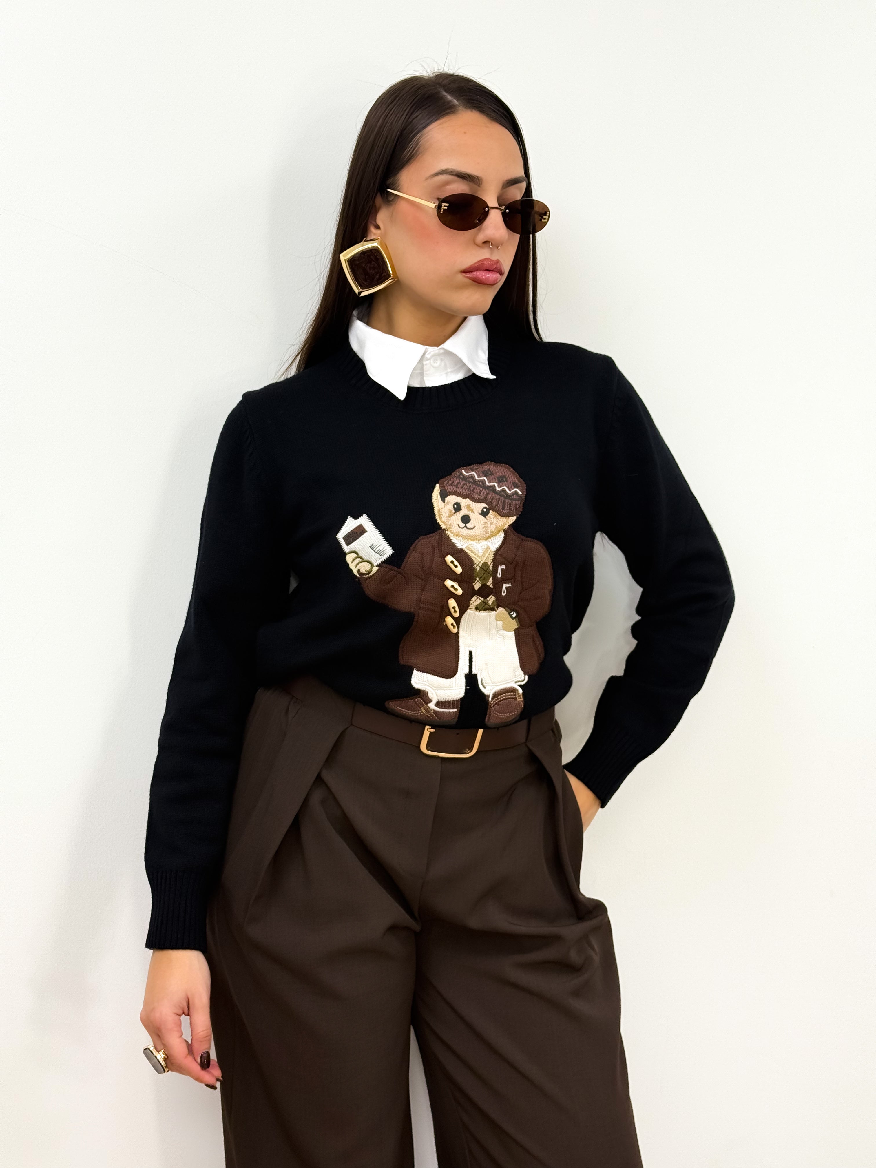 Maglioncino Ralph nero