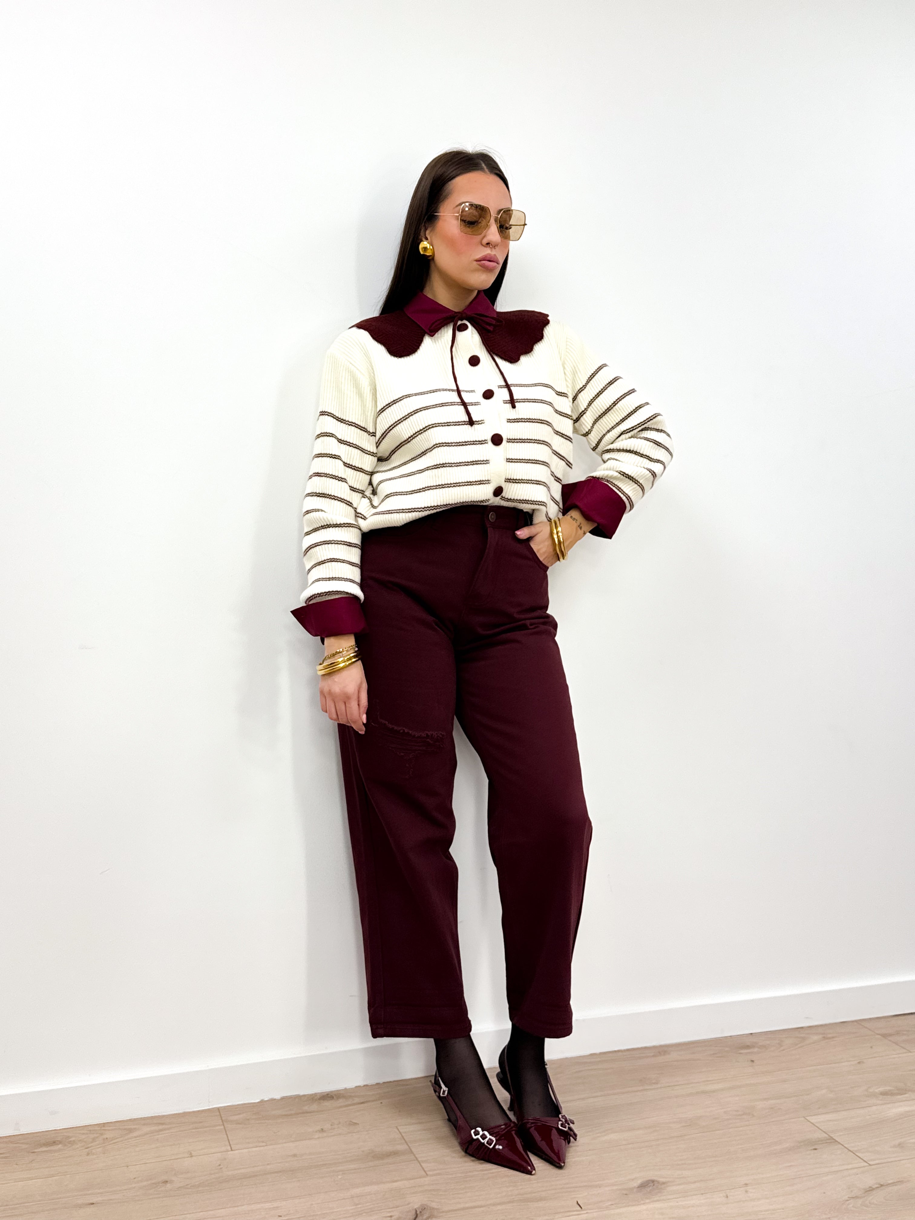 Jeans 58016 Bordeaux