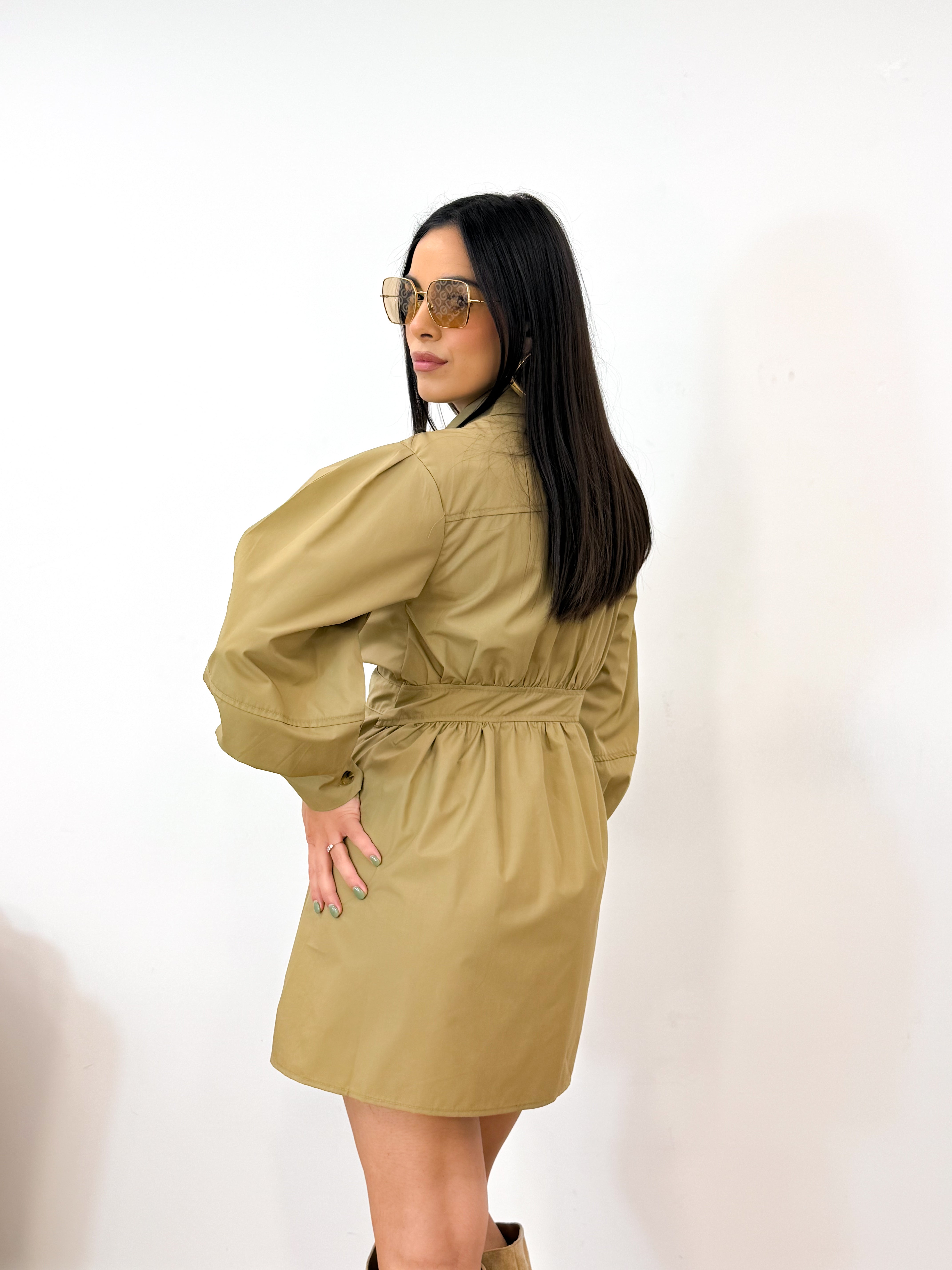 Abito POWER TRENCH cammello