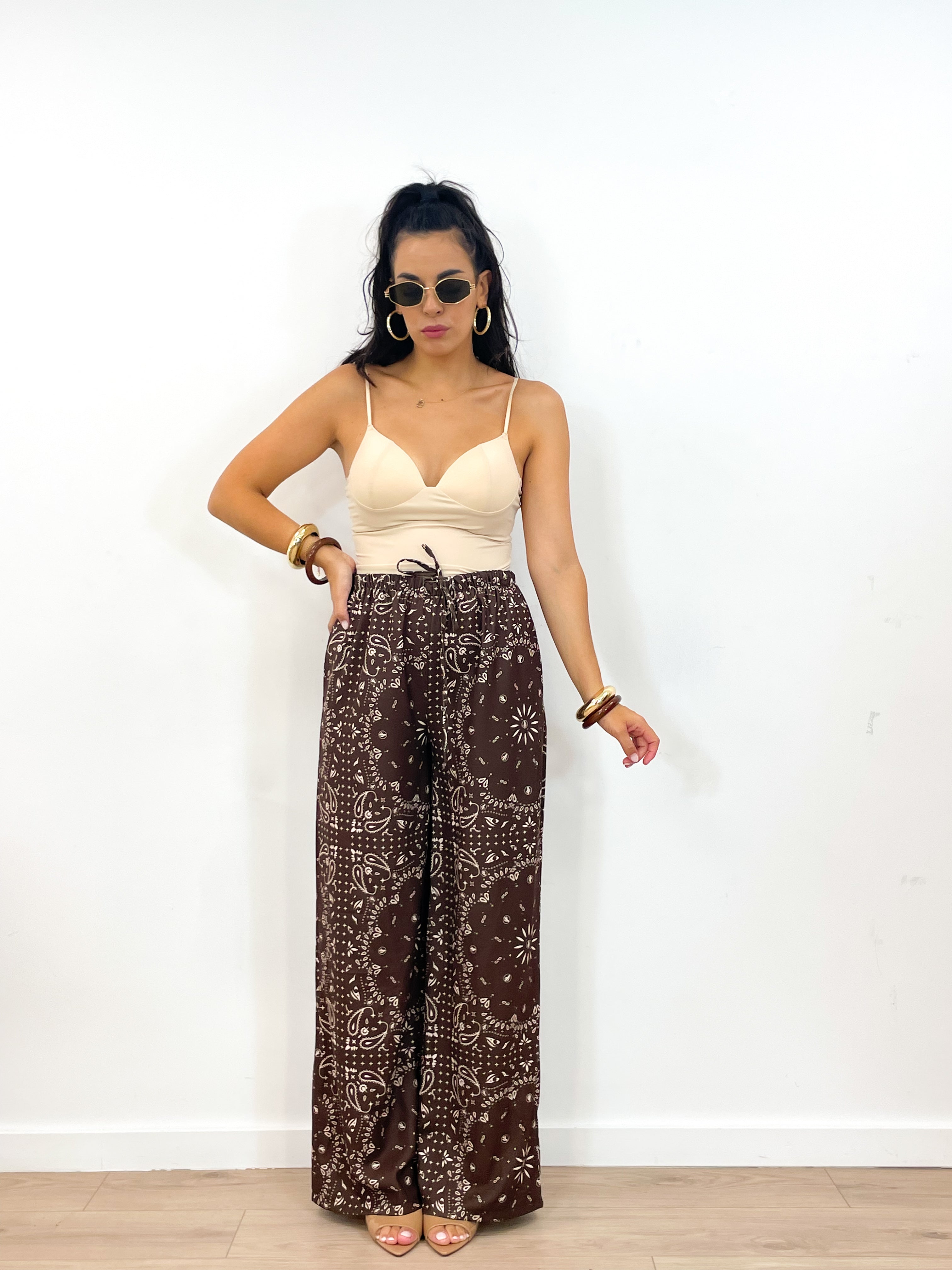 Pantalone BANDANA marrone