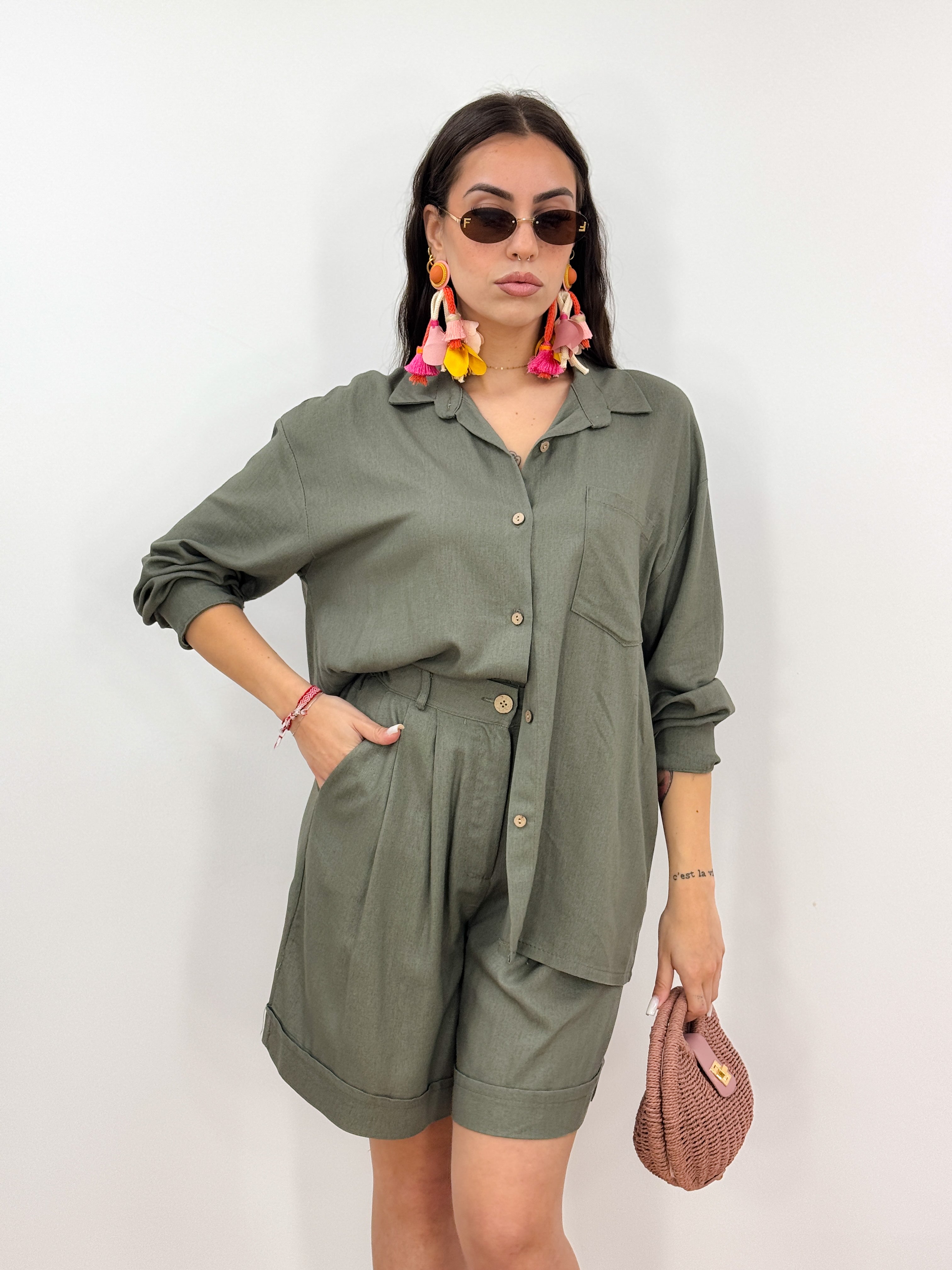 Camicia Safari VERDE