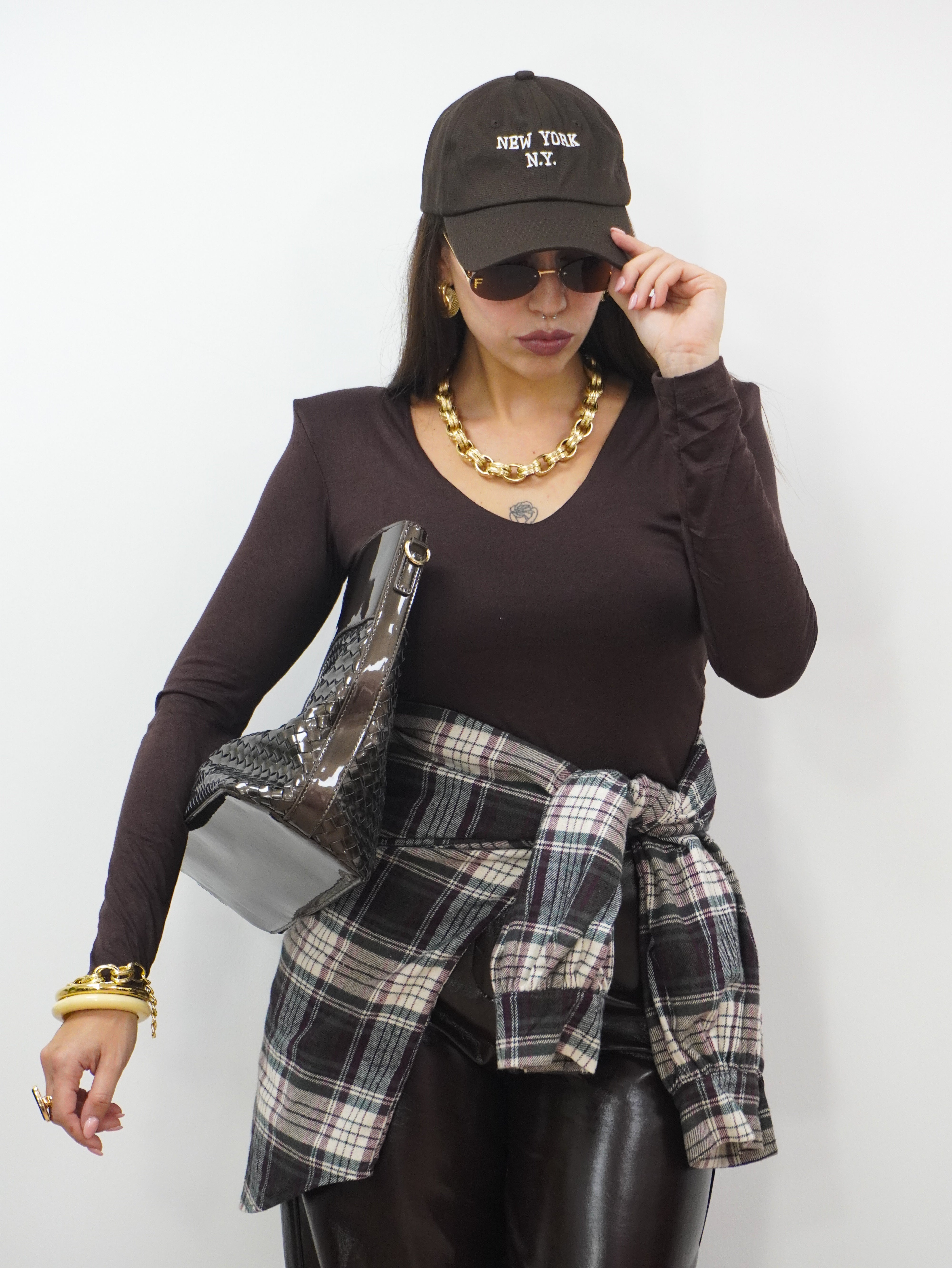 Camicia Scozzese Bordeux