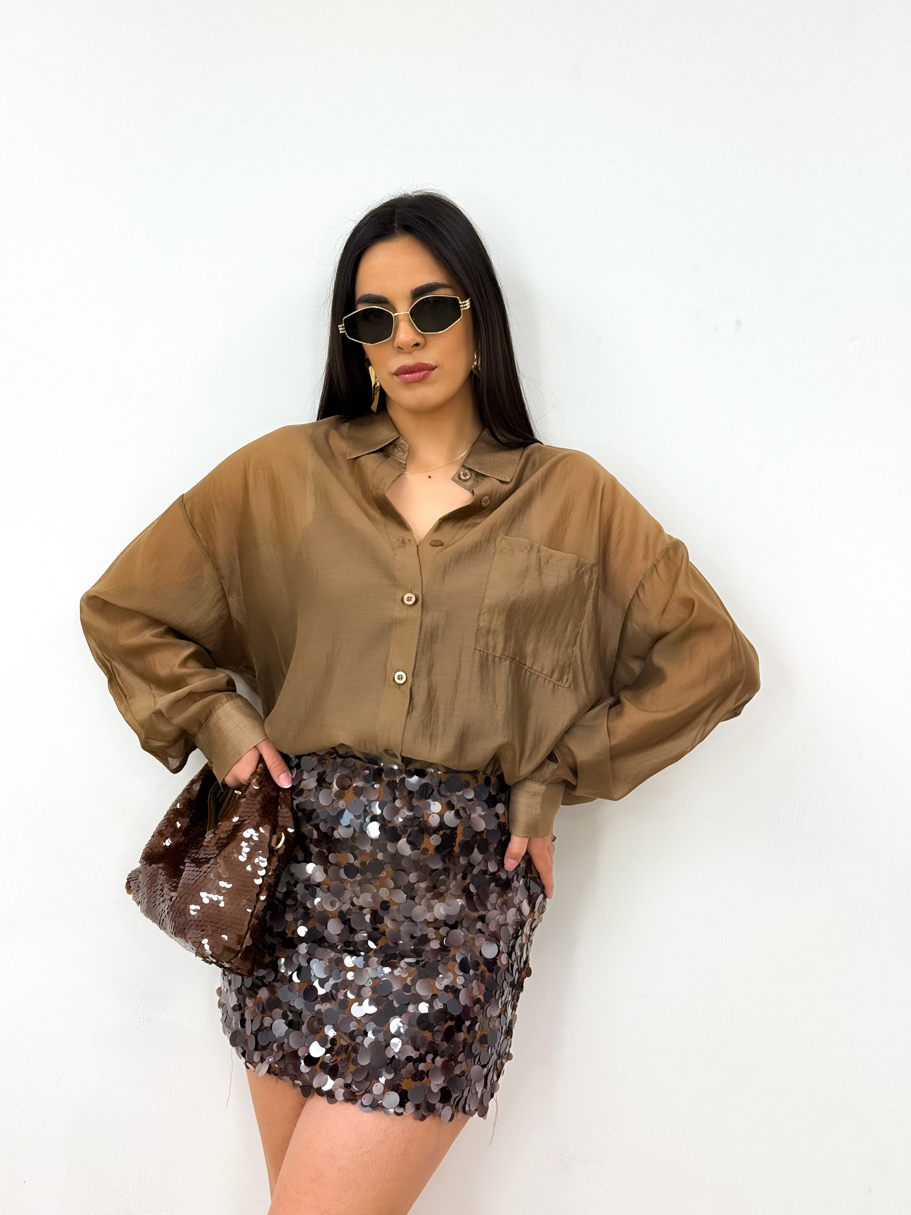 Camicia ELINA cammello