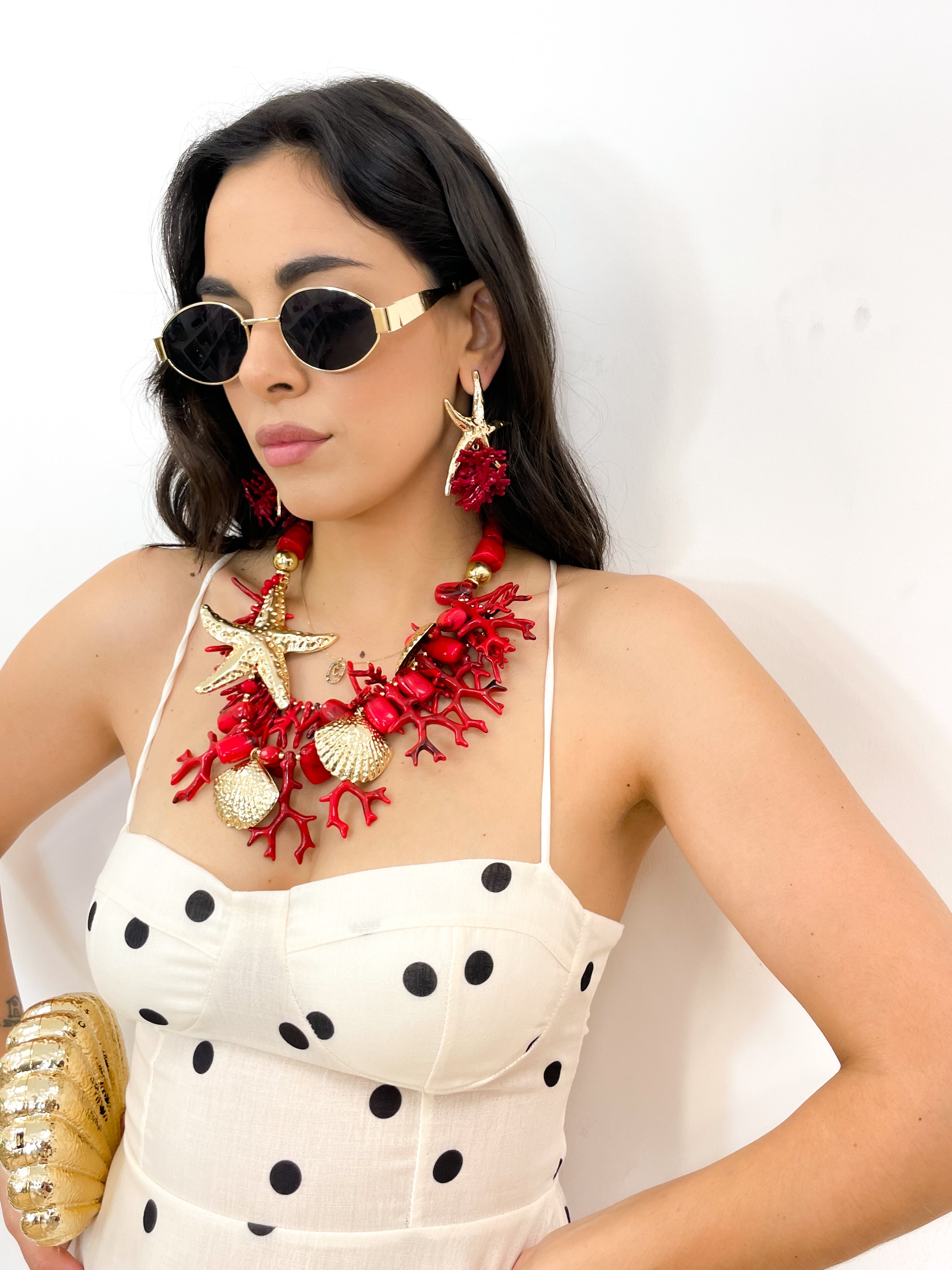 Collana marina corallo