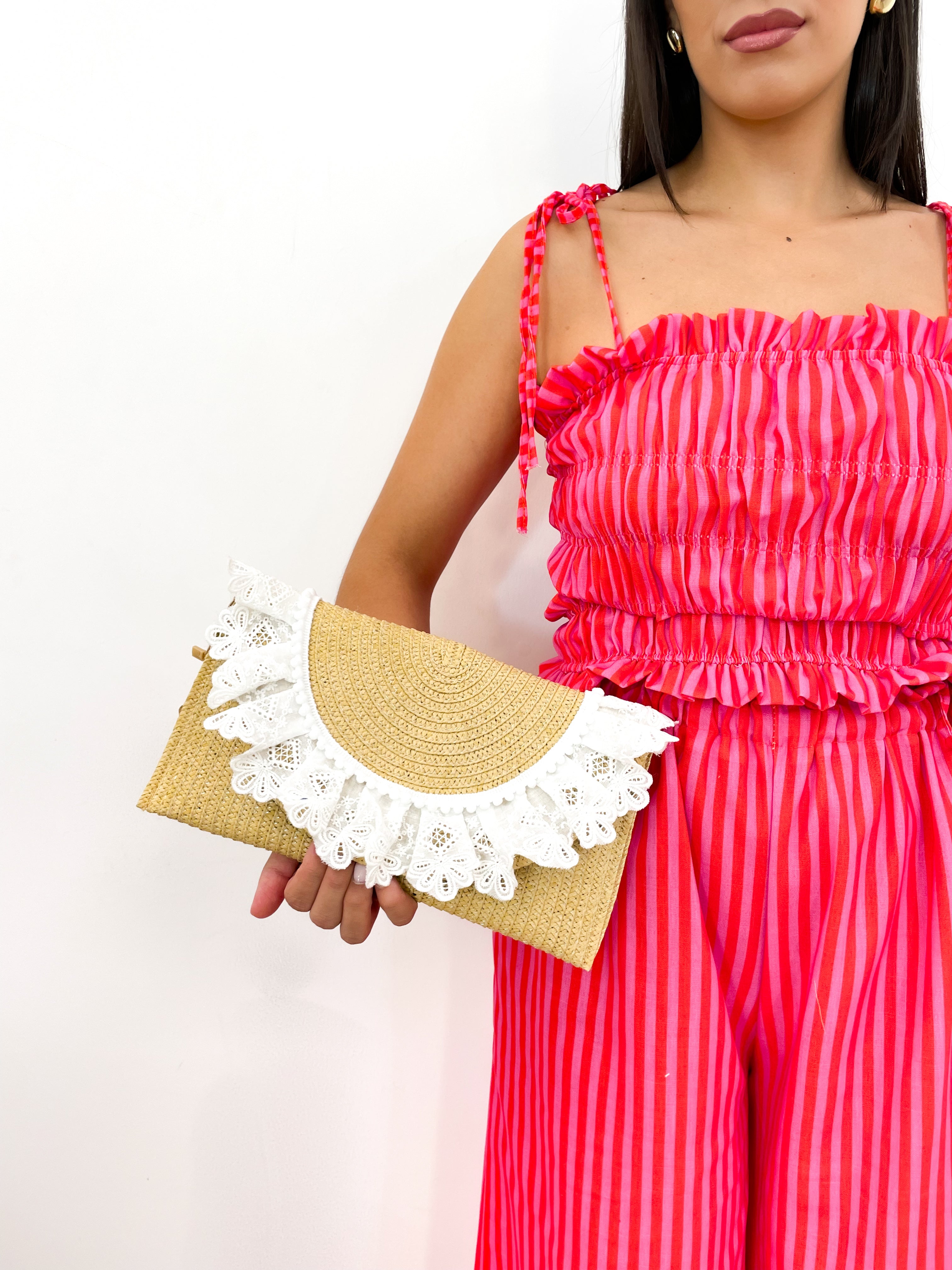 Pochette pizzo San Gallo