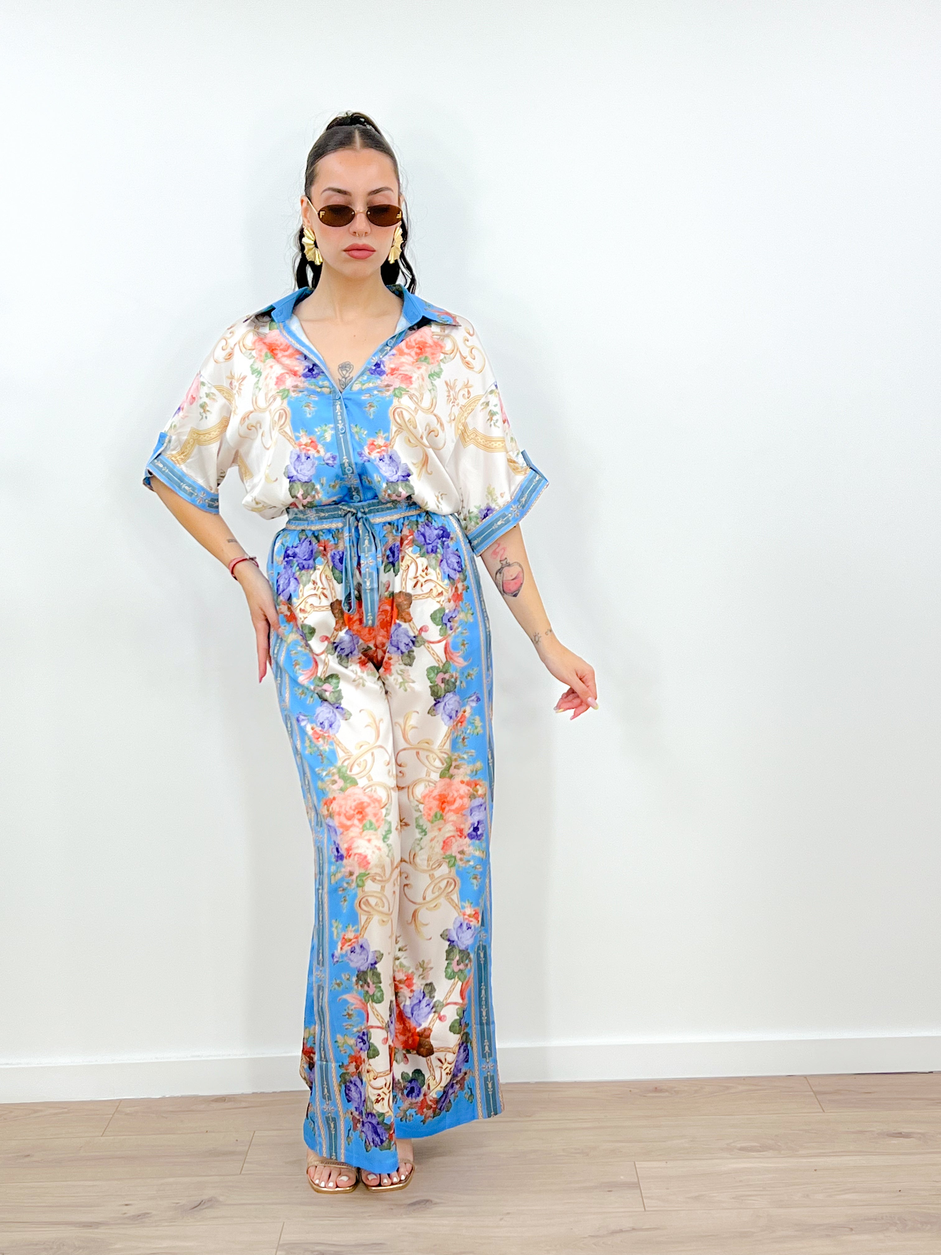 Coordinato India AZZURRO