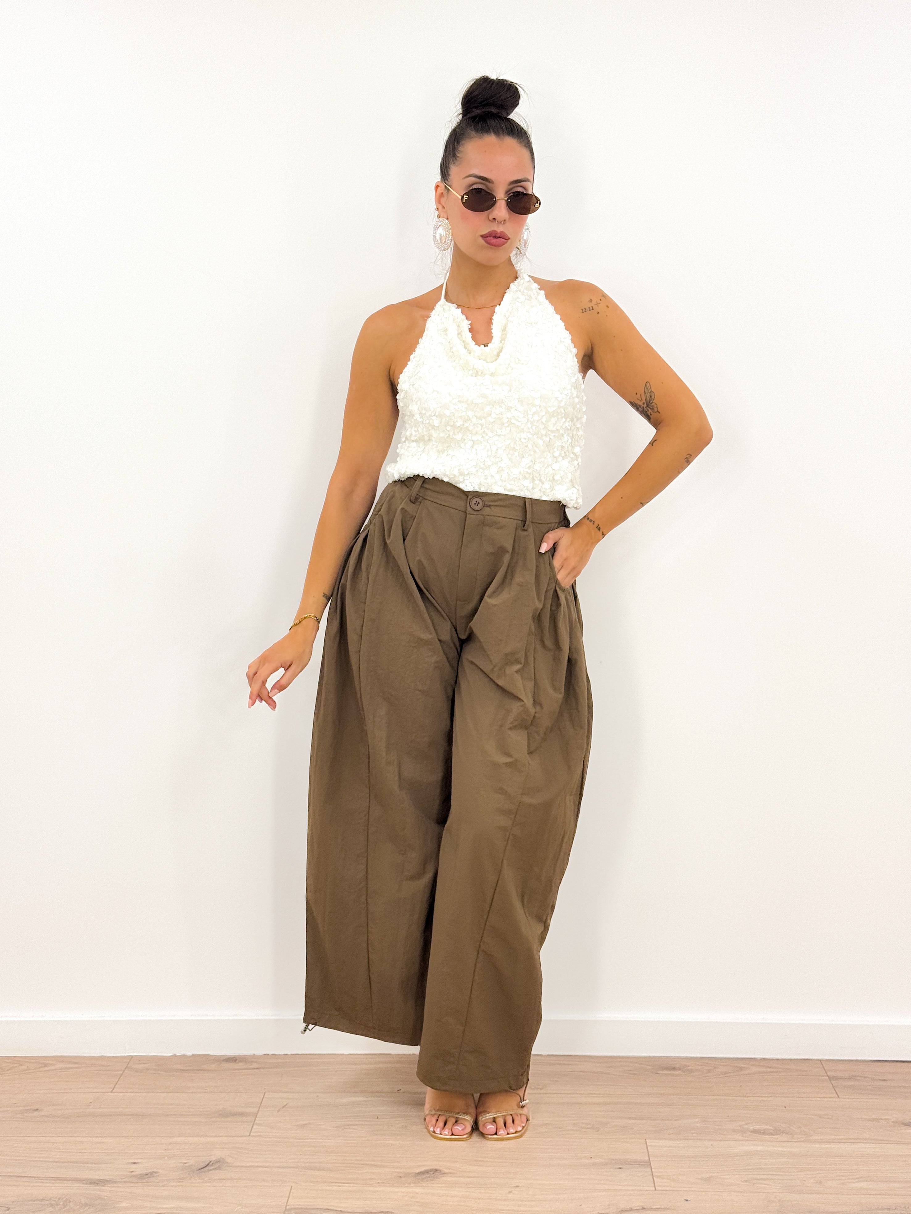 Pantalone Choco MARRONE