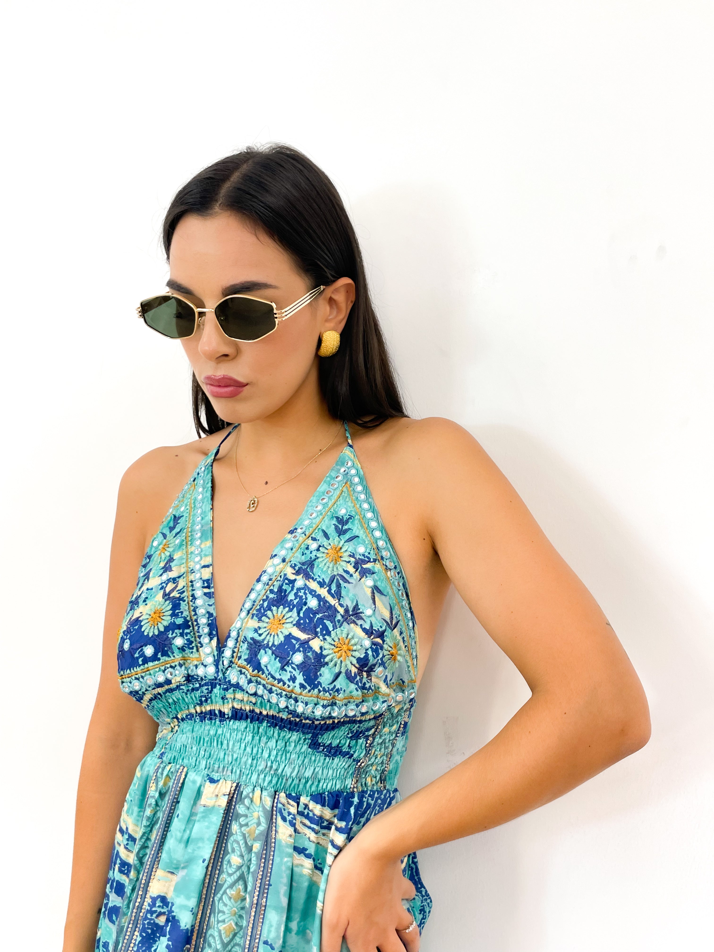 Abito EGEO turchese/blu