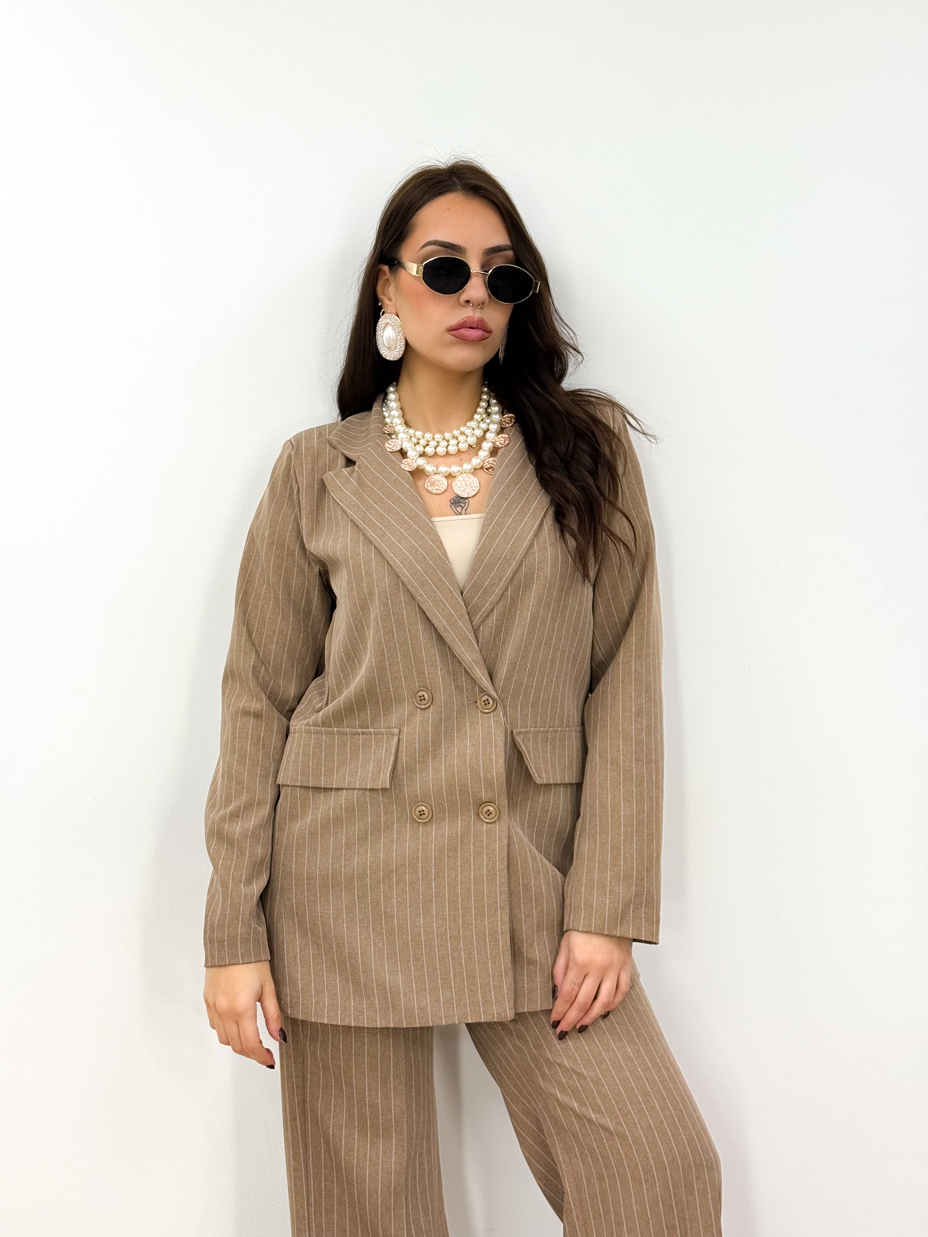 Tailleur Megan camel