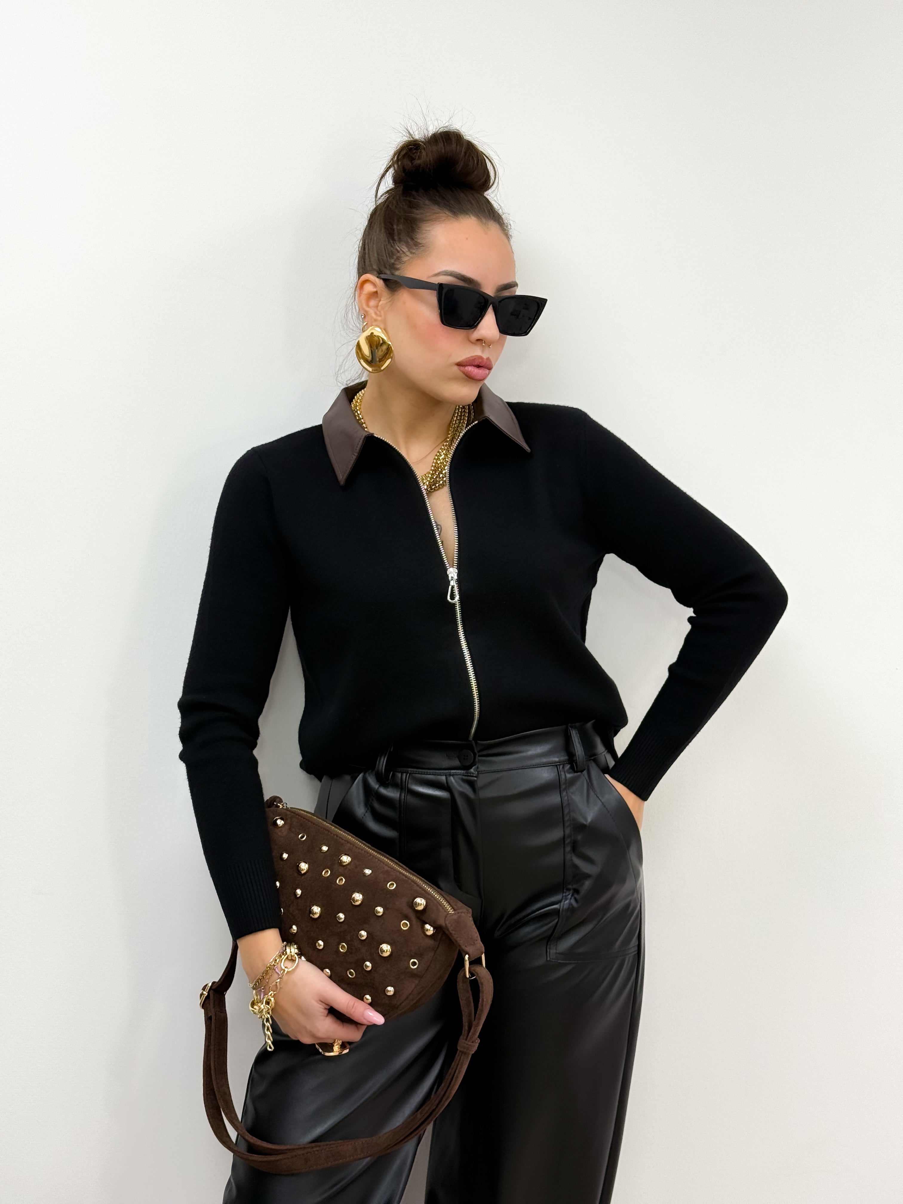 Cardigan Spencer Nero