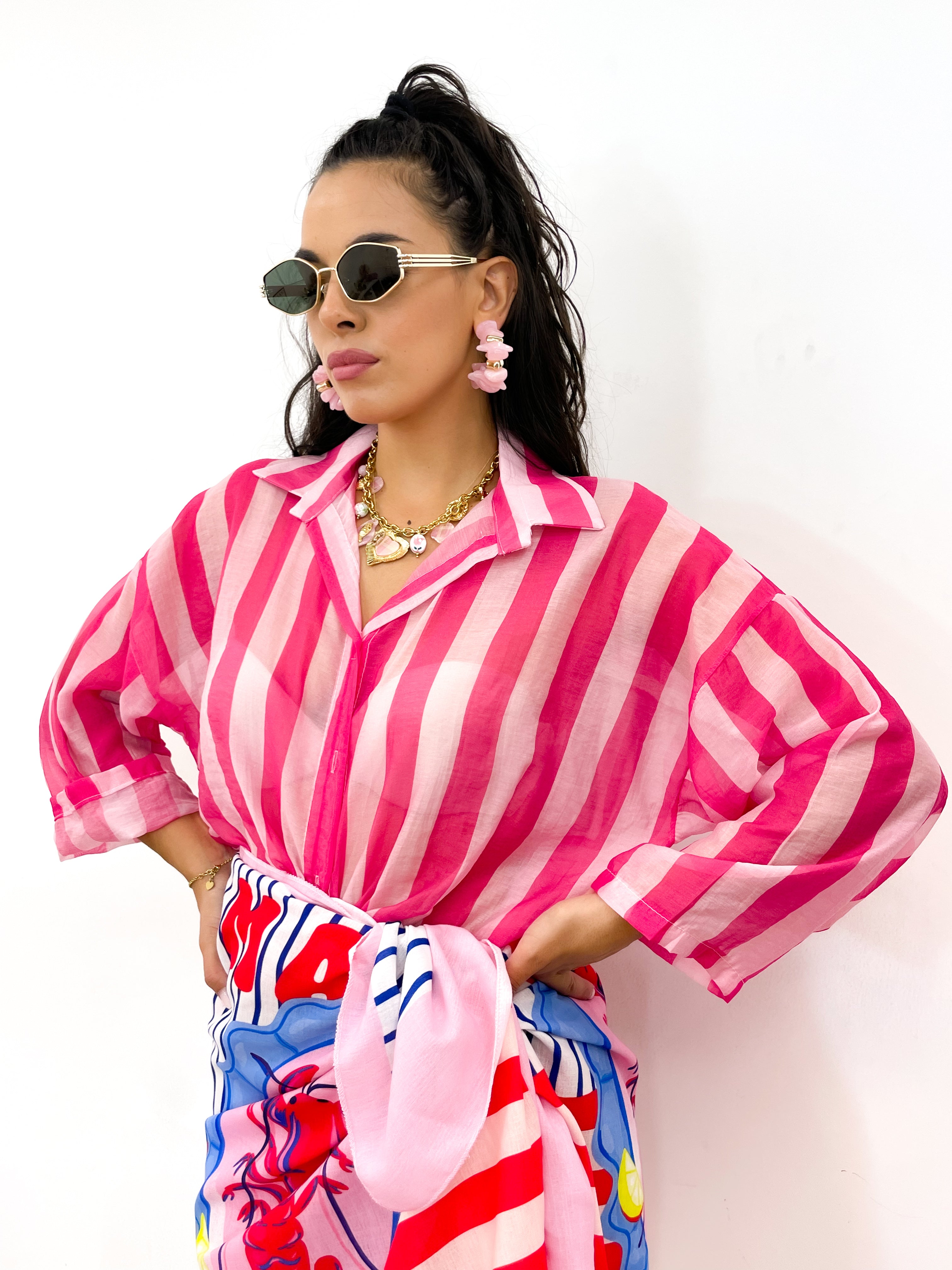Camicia DOLL rosa/fucsia