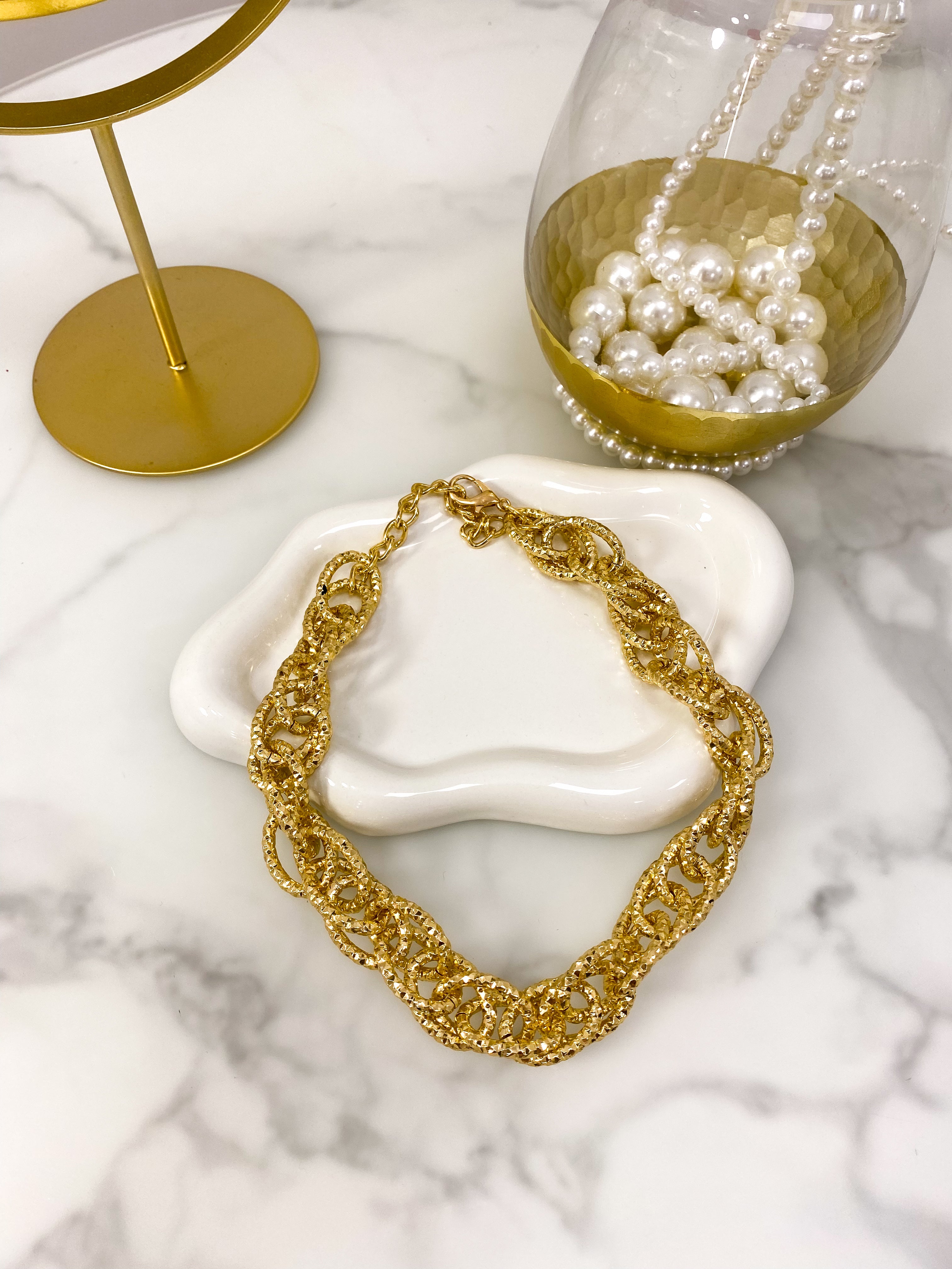 Collana Intersection Oro